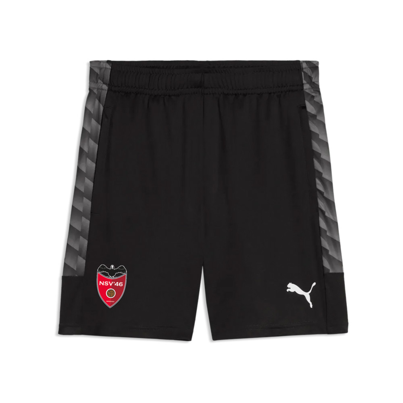 NSV '46 Trainingsshort Junior Zwart
