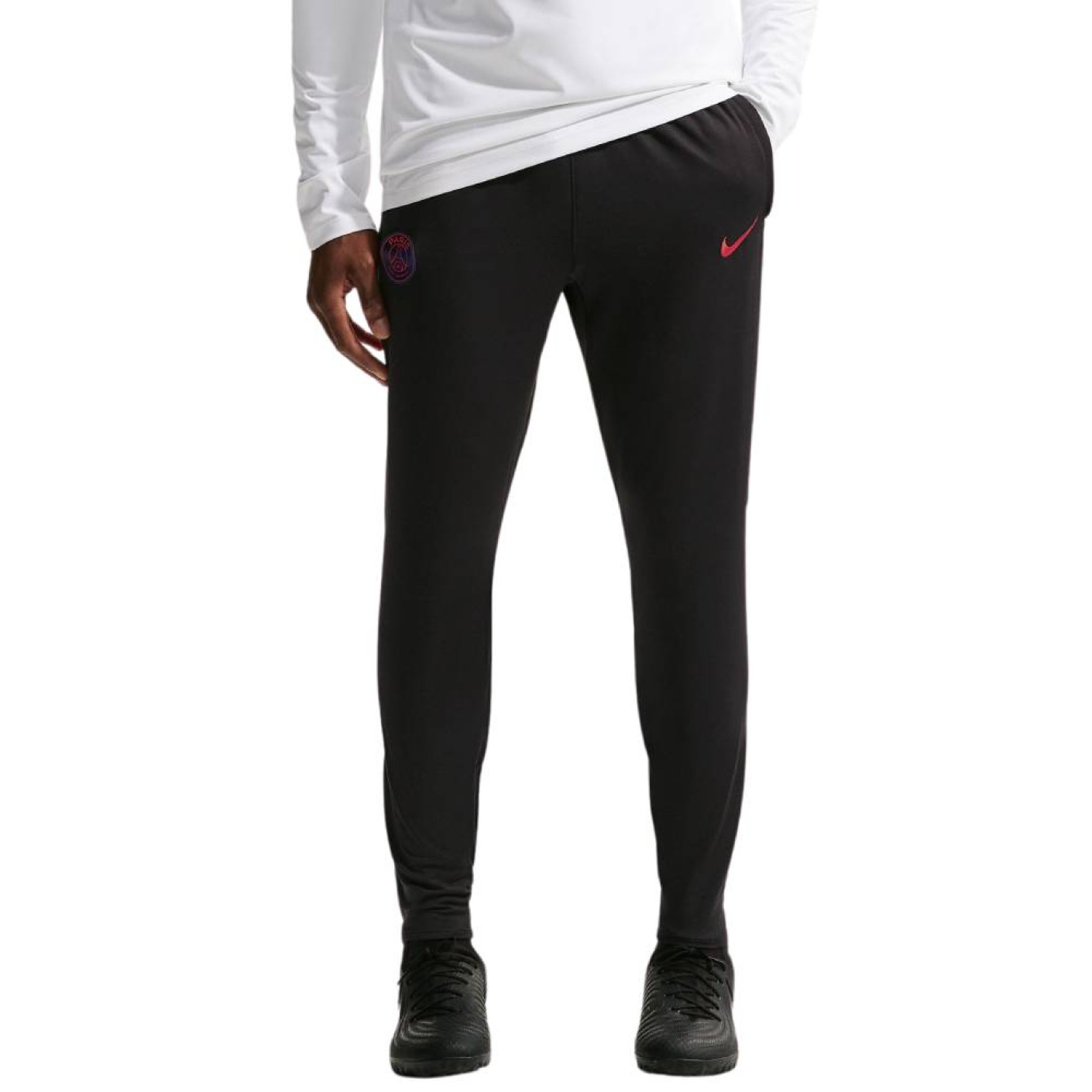 Pantalon d'entraînement Nike Paris Saint-Germain Strike 2026-2027 noir rouge vif bleu foncé