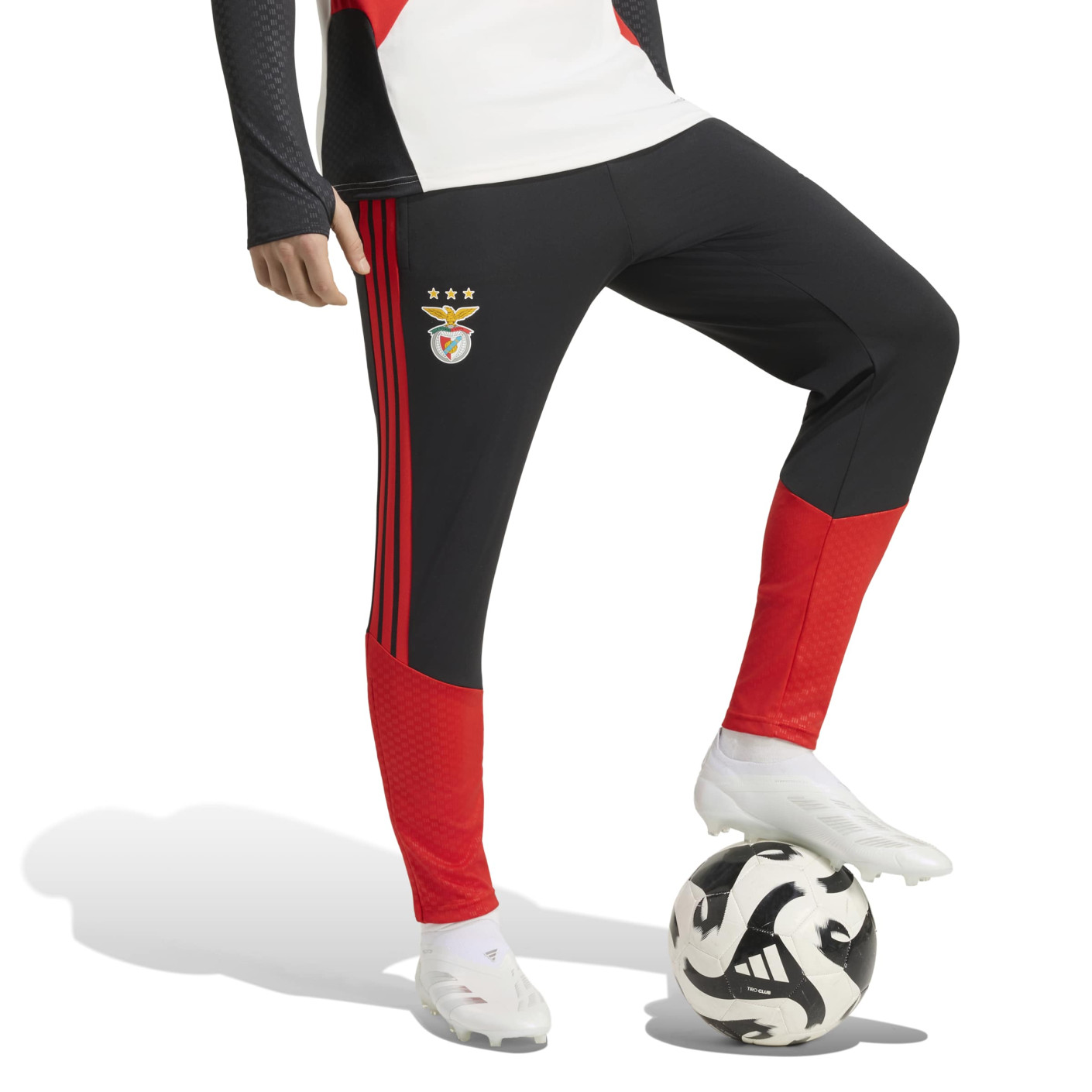 Pantalon d'entraînement adidas Benfica 2026-2027 noir rouge