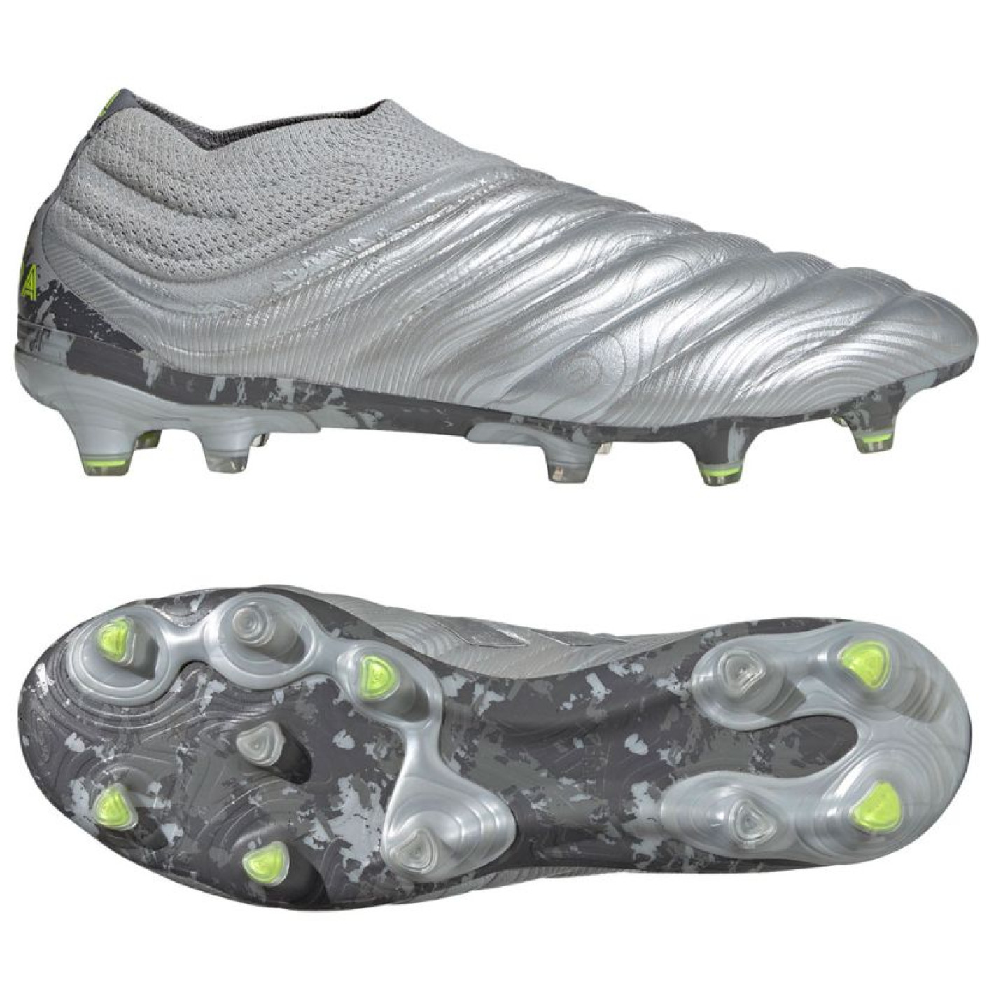 adidas COPA 20+ Gras Voetbalschoenen (FG) Zilver Metallic