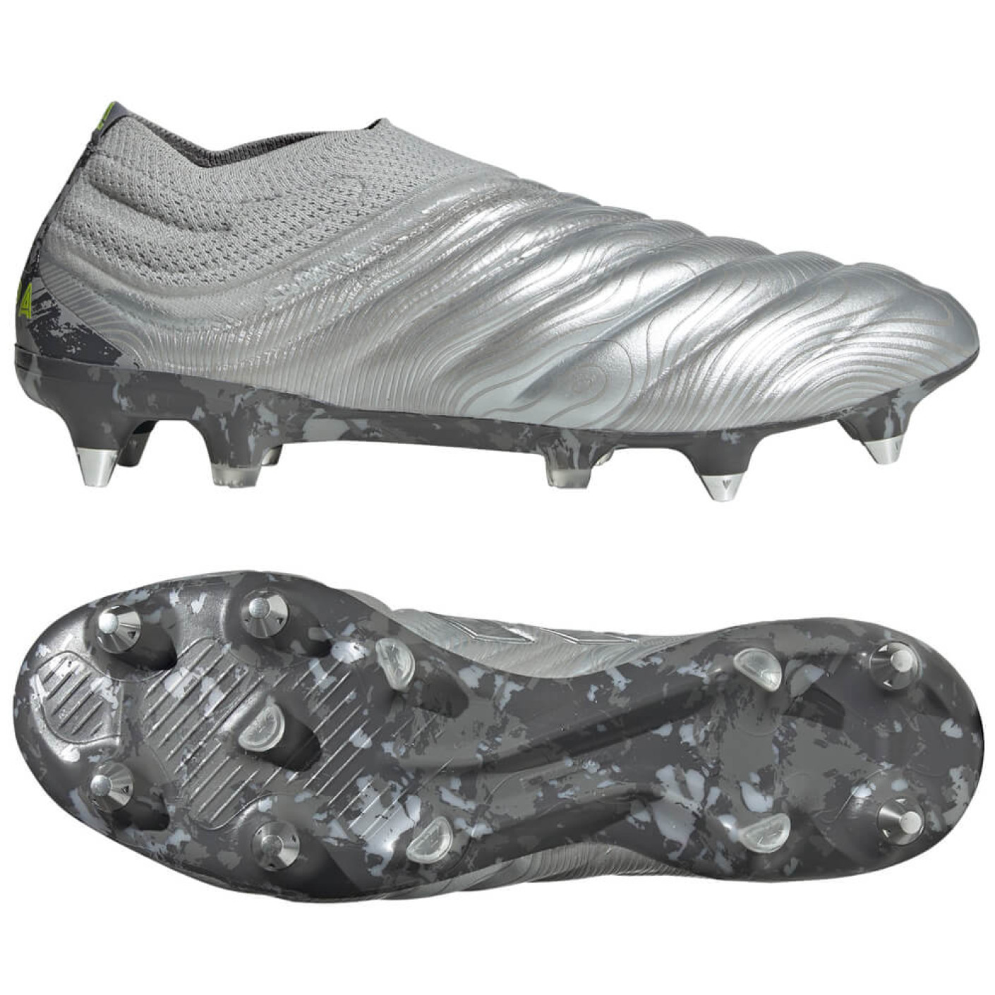 adidas COPA 20+ SG Voetbalschoenen Zilver Metallic