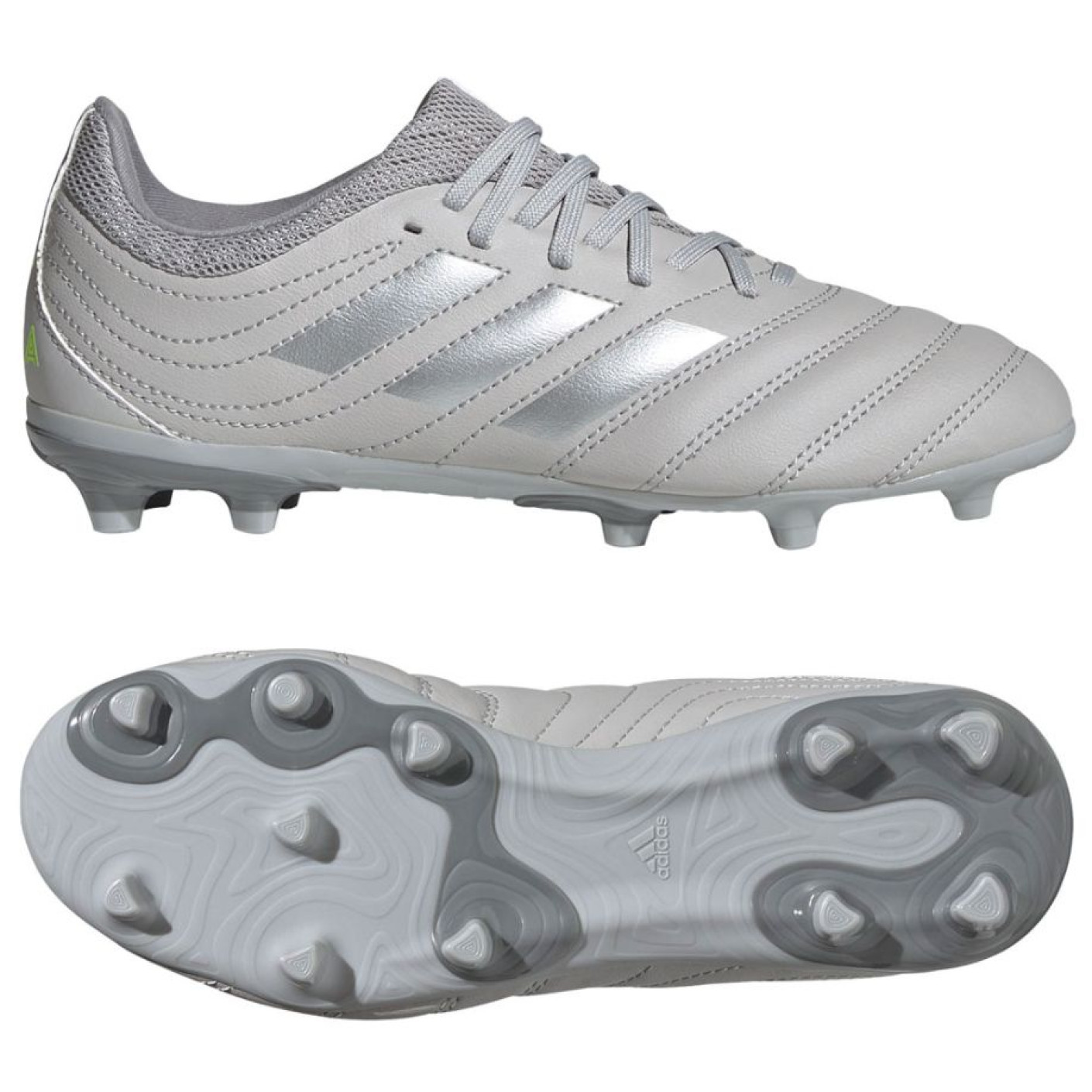 adidas COPA 20.3 Gras Voetbalschoenen (FG) Kids Grijs Zilver