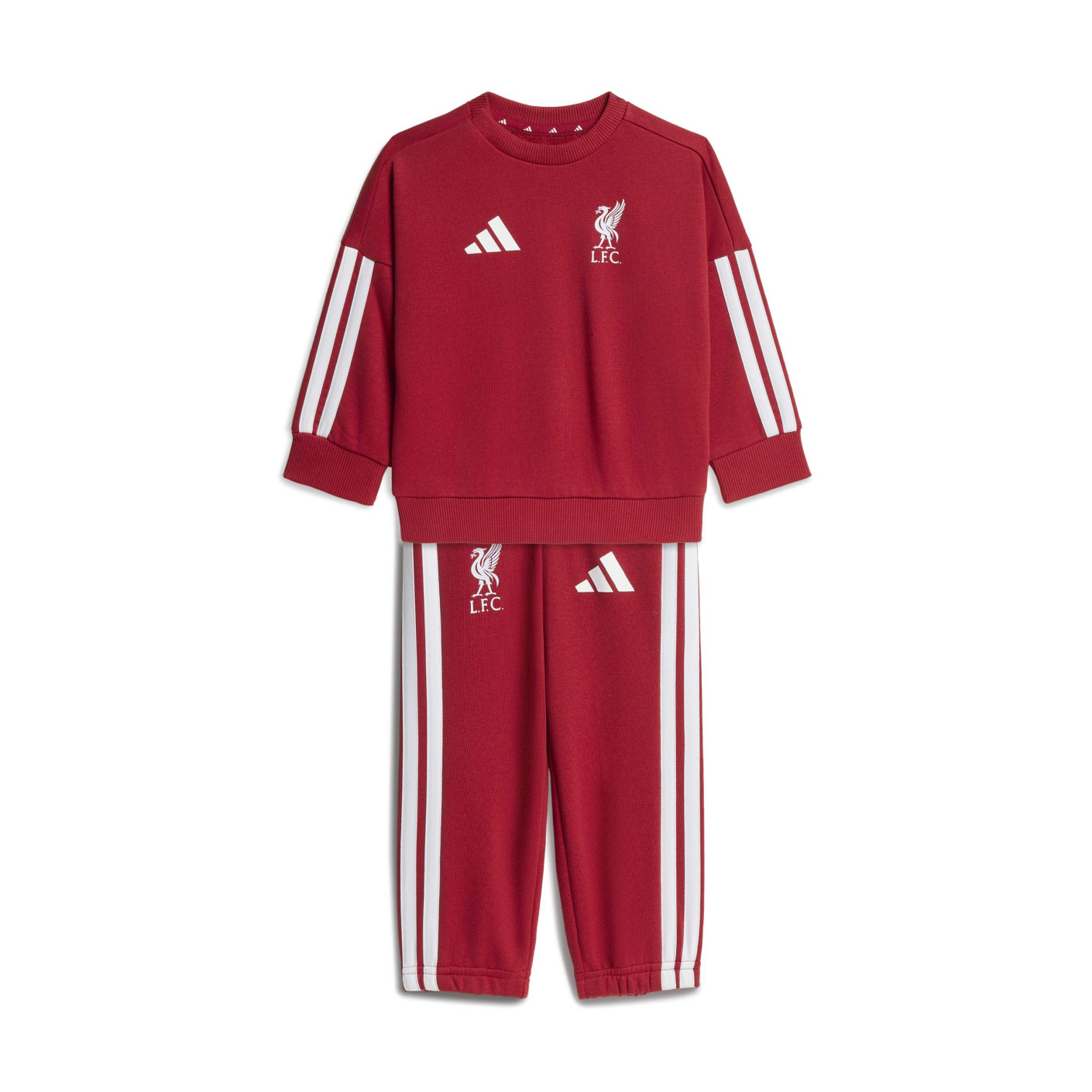 Combinaison de jogging adidas Liverpool DNA 2026-2027 pour bébés et tout-petits, rouge et blanc