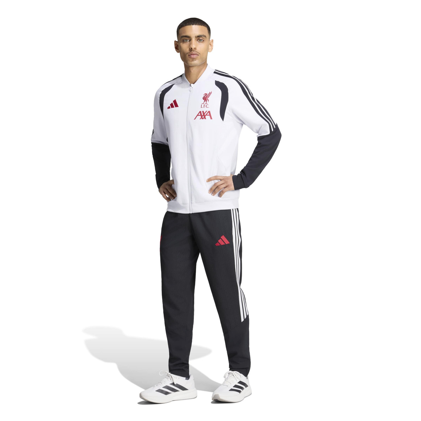 adidas Liverpool Presentatie Trainingspak 2026-2027 Wit Zwart Rood