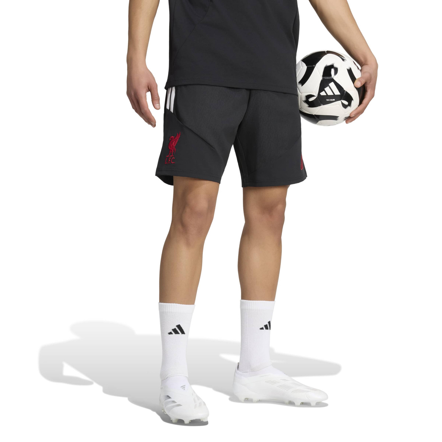 adidas Liverpool Tiro Trainingsbroekje 2026-2027 Zwart Wit Rood