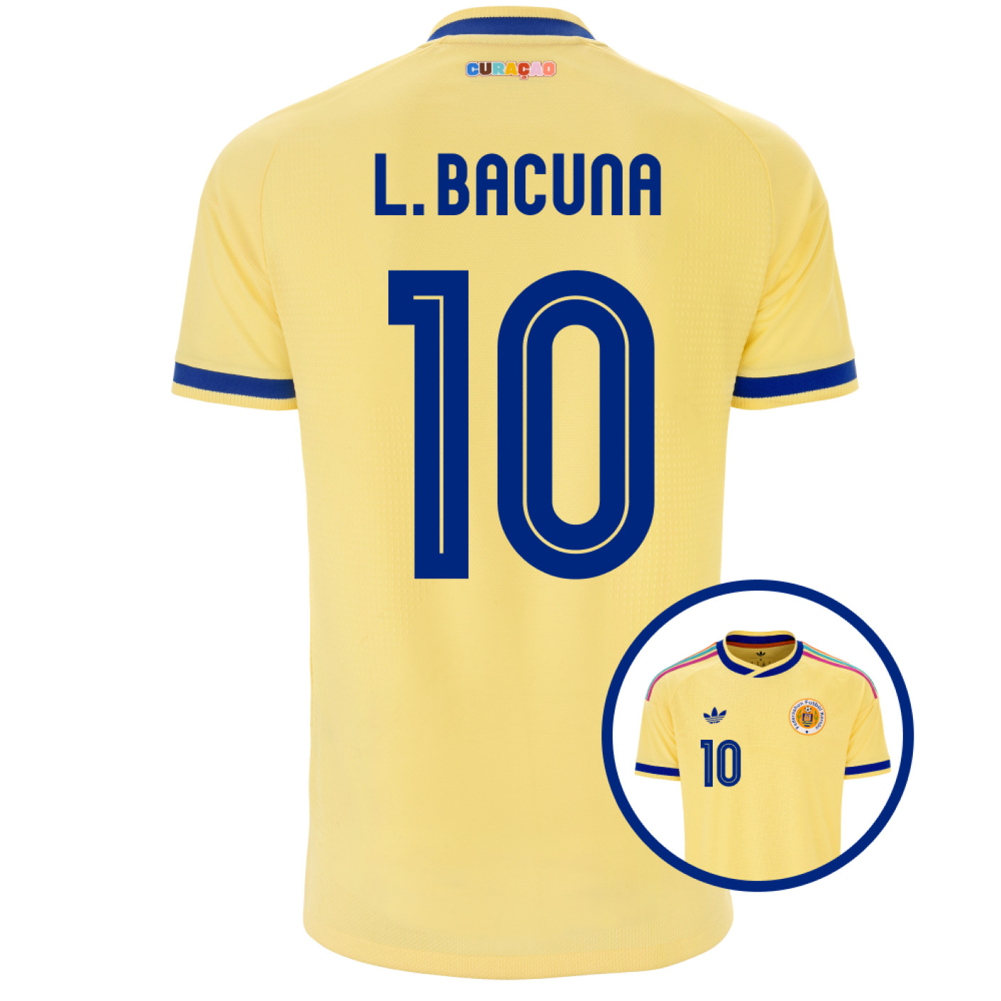adidas FFK Curaçao L. Bacuna 10 Uitshirt Authentic 2026-2028