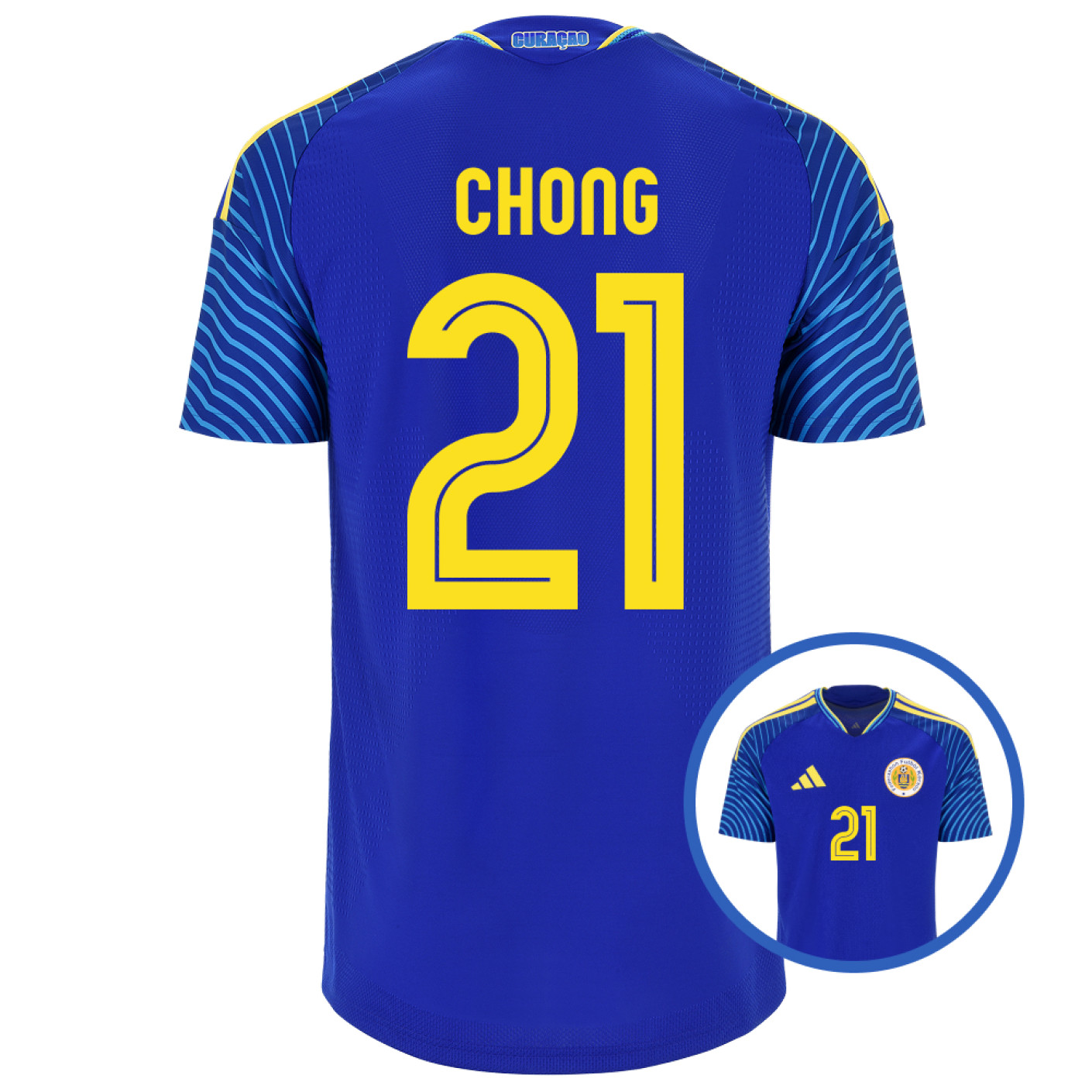 Chemise à domicile adidas FFK Curaçao Chong 21 Authentic 2026-2028