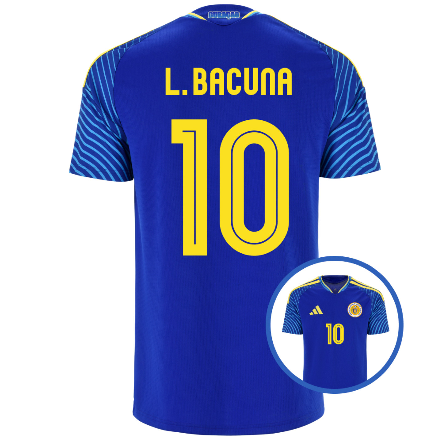 adidas FFK Curaçao L. Bacuna 10 Thuisshirt 2026-2028 Kids