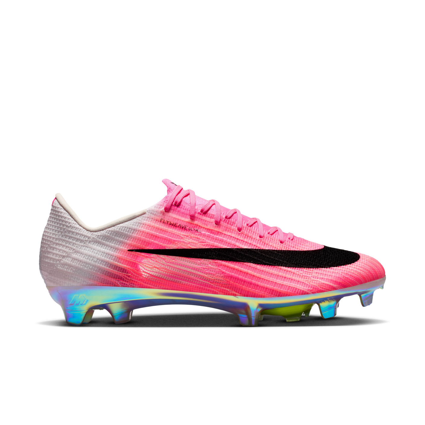 Nike Zoom Mercurial Superfly 11 Elite Gazon Naturel Chaussures de Foot (FG) Rose Vif Blanc Noir
