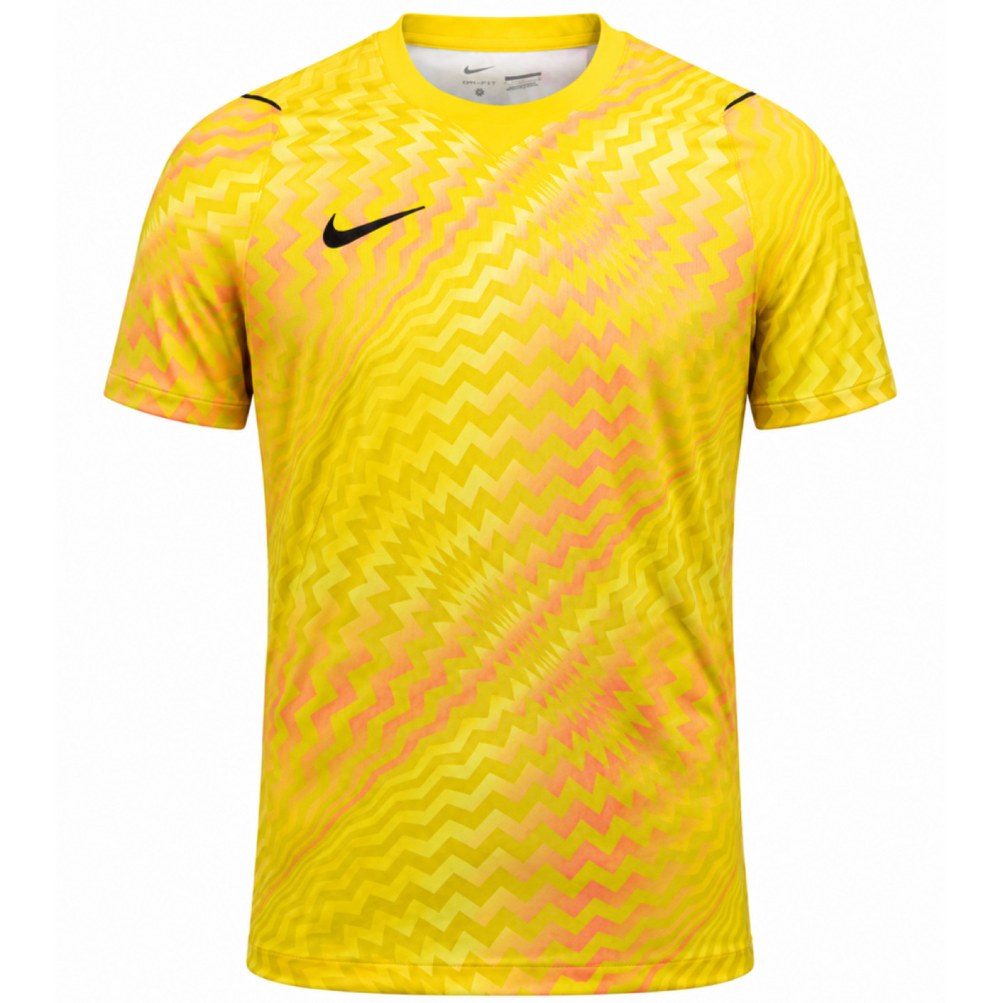 Chemise de gardien de but Nike Dri-FIT Gardien VI jaune clair noir