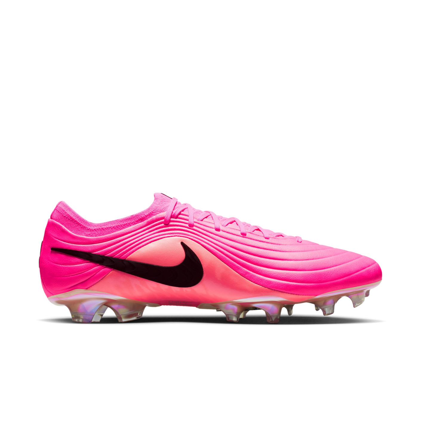 Nike Tiempo Maestro Elite Gazon Naturel Chaussures de Foot (FG) Rose Vif Noir