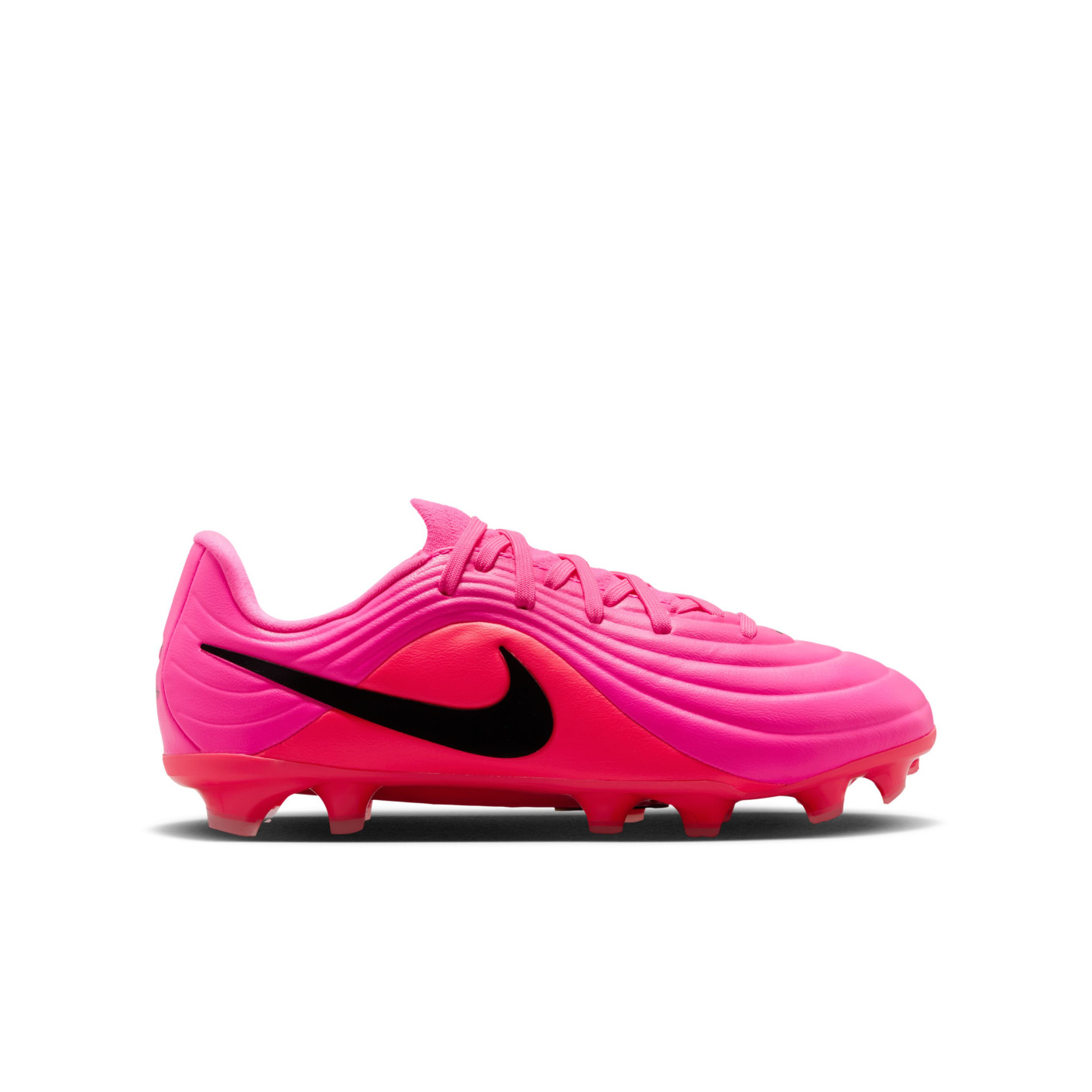 Nike Tiempo Maestro Academy Gazon Naturel Artificiel Chaussures de Foot (MG) Enfants Rose Vif Noir