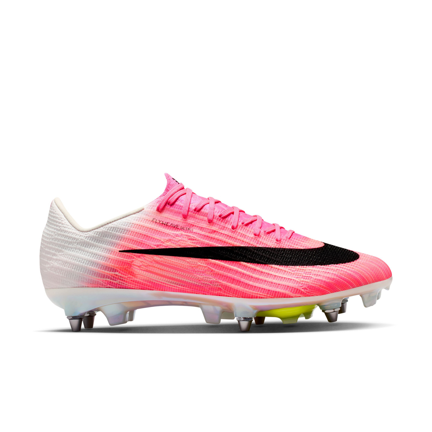 Nike Zoom Mercurial Superfly 11 Elite Crampons Vissés Chaussures de Foot (SG) Rose Vif Blanc Noir