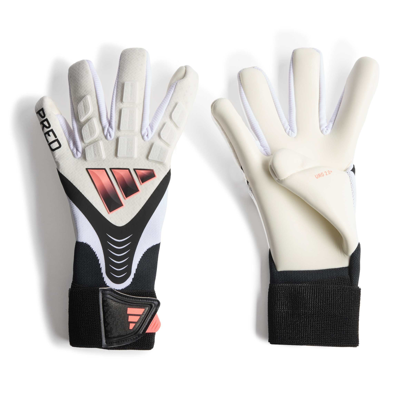 adidas Predator Pro Strap Gants de Gardien de But Blanc Noir Rose