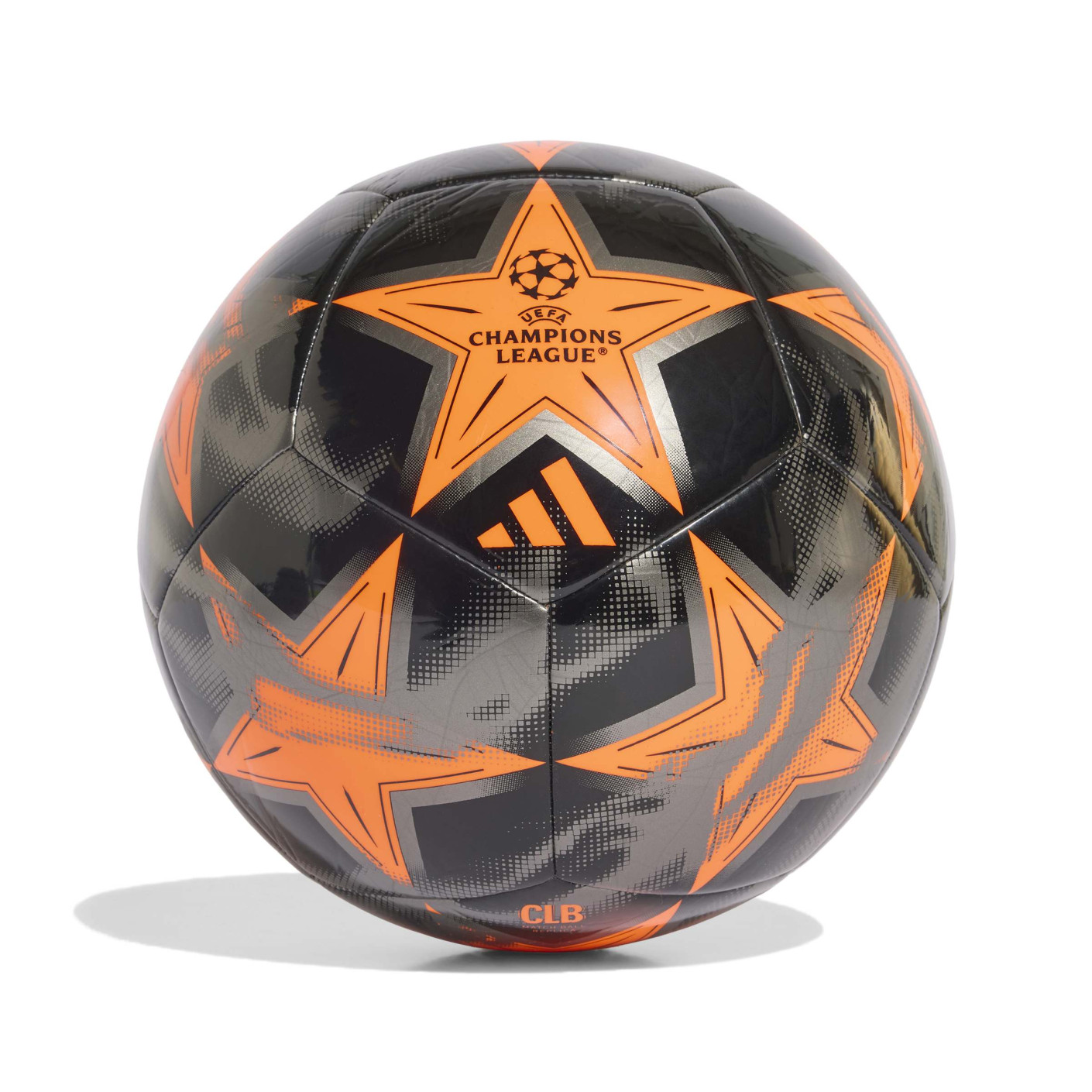 adidas UEFA Champions League Club Ballon de Foot Taille 5 2026-2027 Gris Argenté Noir Orange