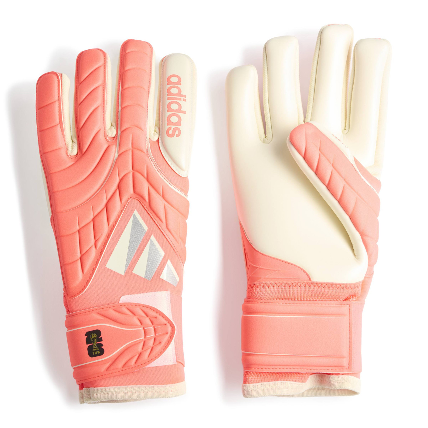 adidas Copa Pro Gants de Gardien de But Rose Vif Gris Argenté