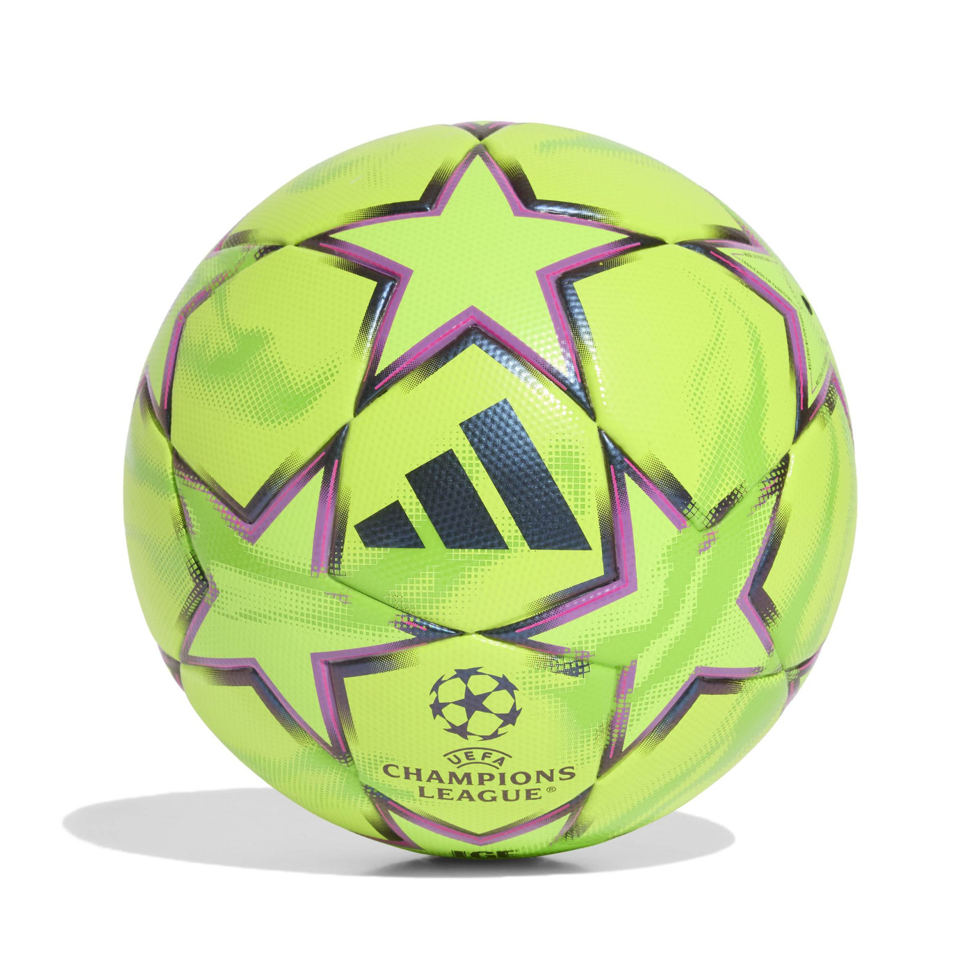 adidas UEFA Champions League League Winter Ballon de Foot 2026-2027 Vert Lime Noir Mauve