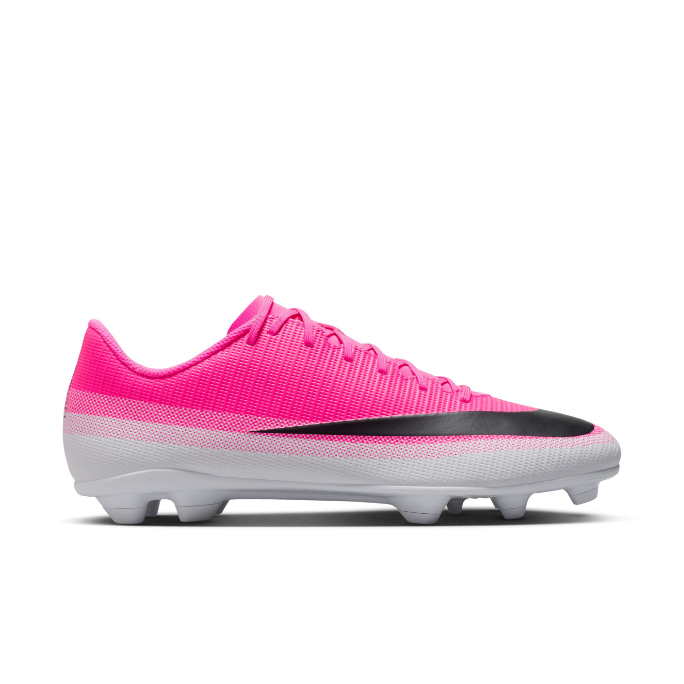 Nike Mercurial Vapor 17 Club Gazon Naturel Gazon Artificiel Chaussures de Foot (MG) Rose Vif Blanc Noir