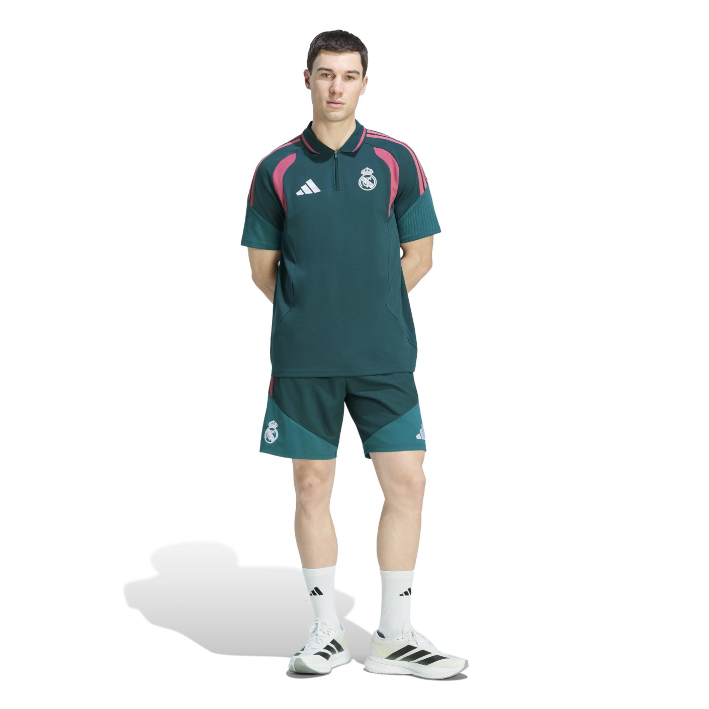 Set d'été adidas Real Madrid 2026-2027 vert foncé rose blanc