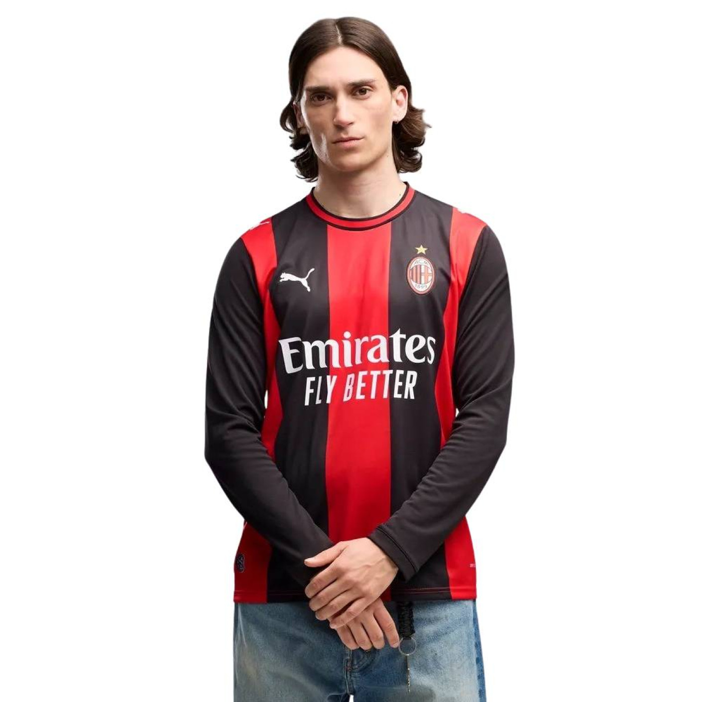 PUMA AC Milan Thuisshirt Lange Mouwen 2026-2027