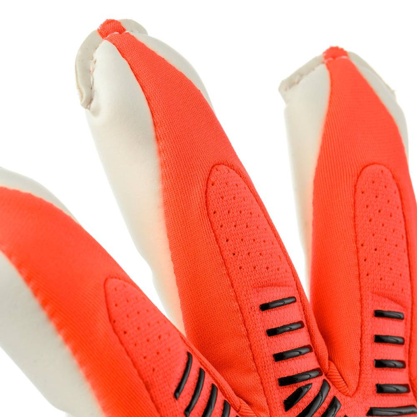 Uhlsport FM Absolutgrip Hybrid Gants de Gardien de But Rouge Vif Noir Jaune Vif
