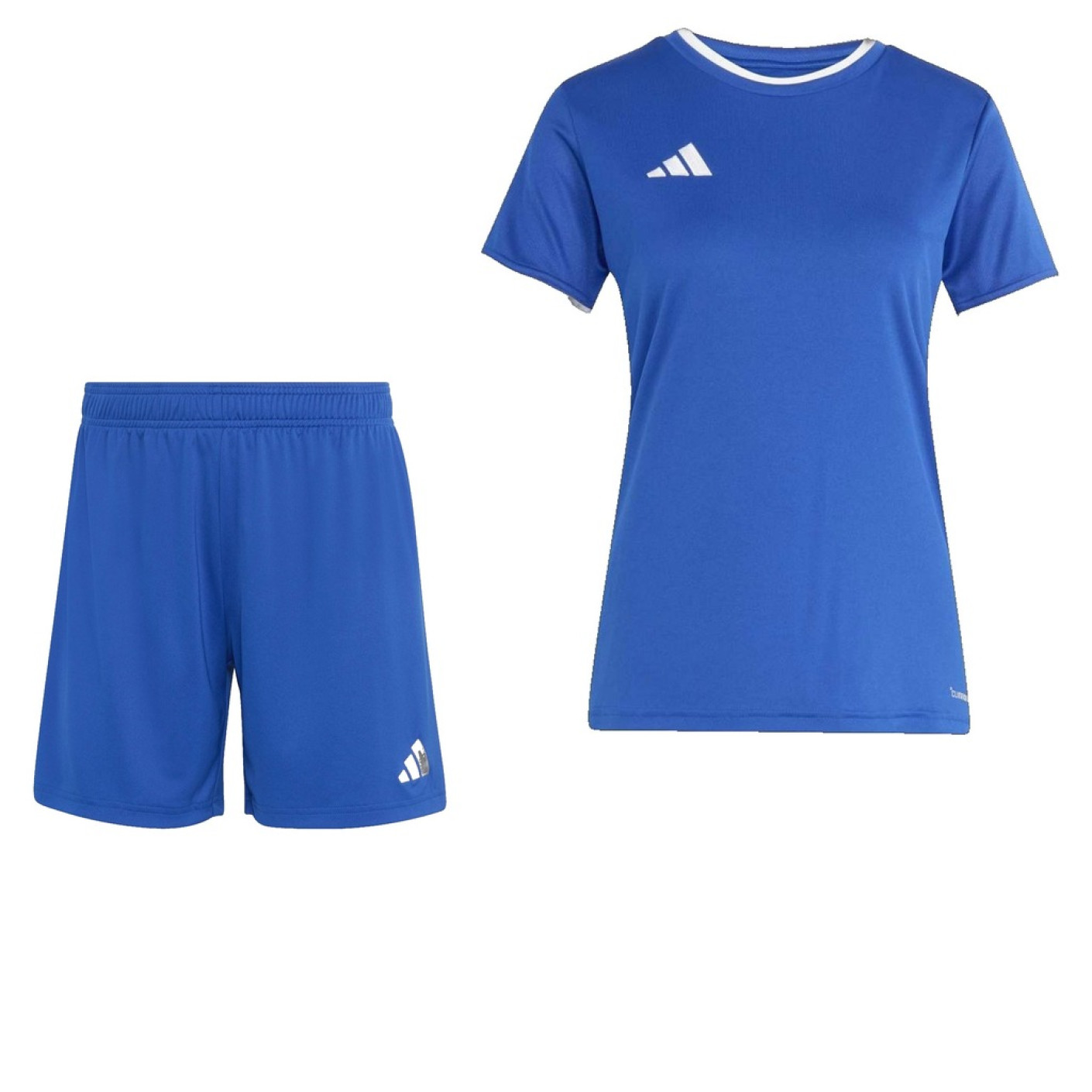 adidas Entrada 26 Voetbaltenue Dames Blauw Wit