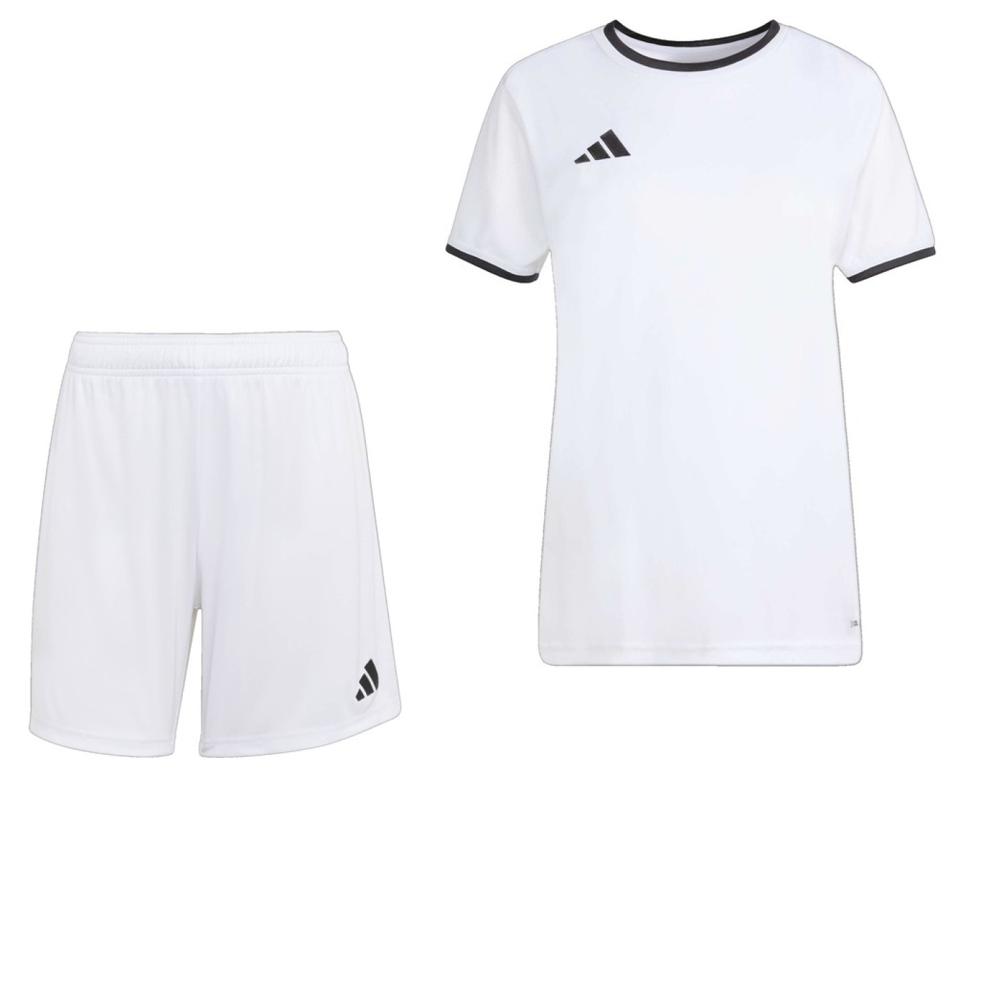 adidas Entrada 26 Voetbaltenue Dames Wit Zwart