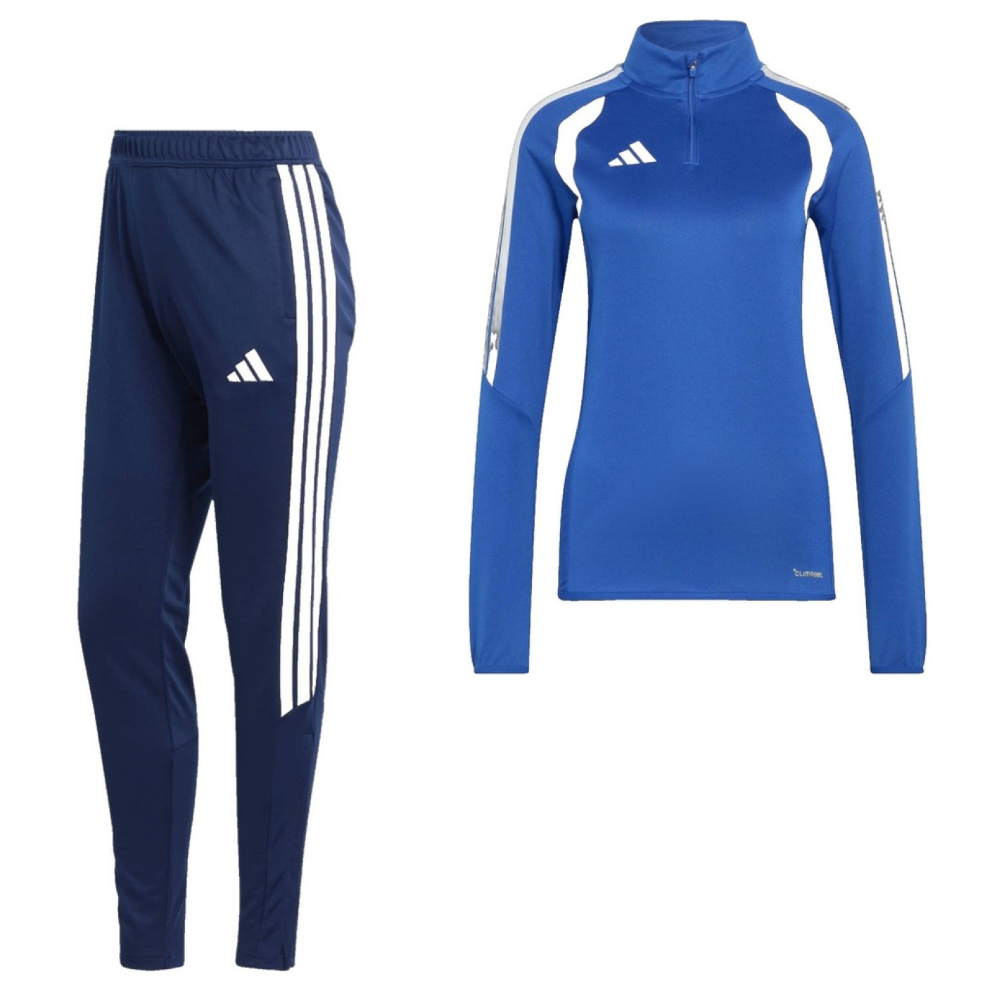 Survêtement adidas Tiro 26 League 1/4-Zip pour Femmes, bleu et bleu foncé