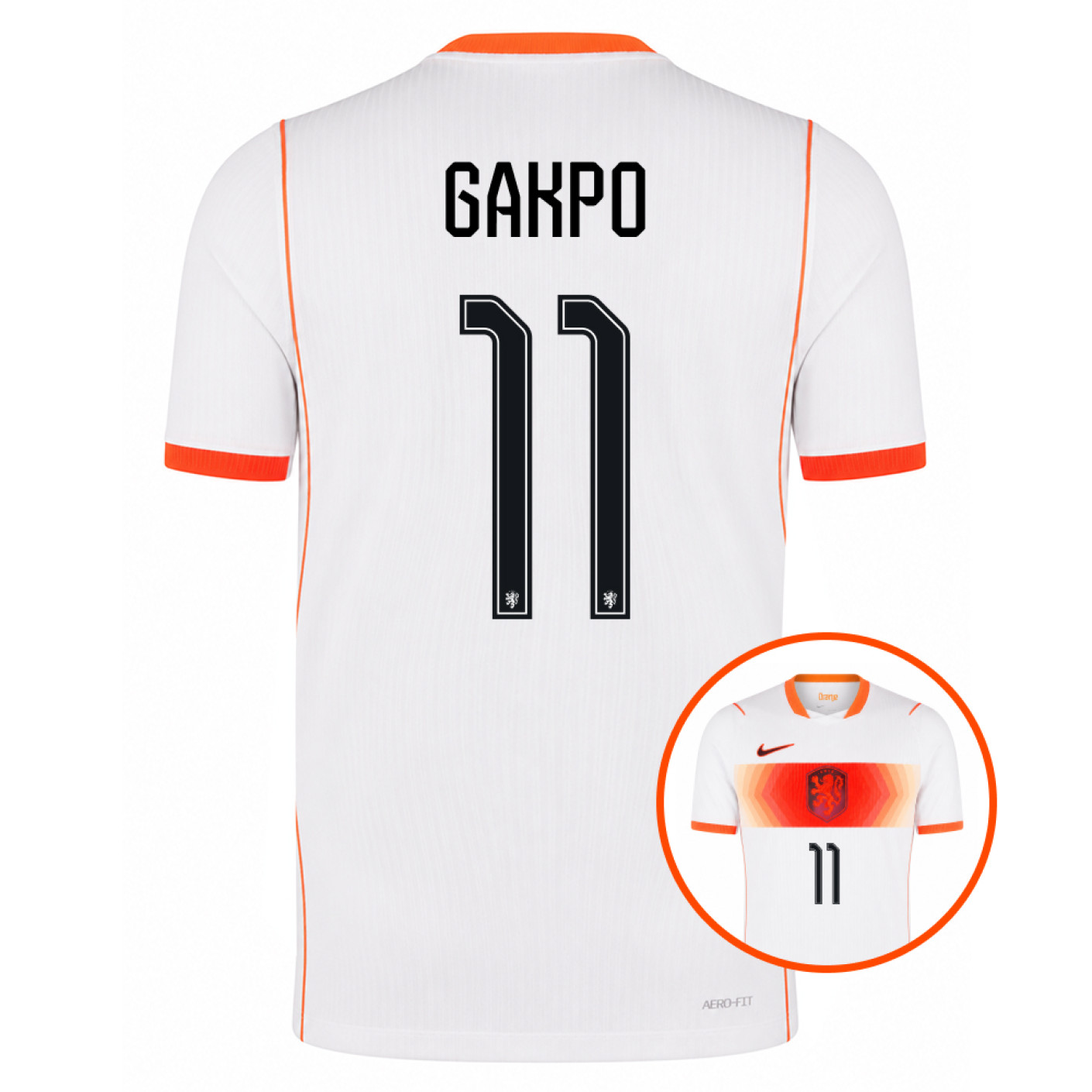 Nike Nederland Gakpo 11 Uitshirt Authentic 2026-2028