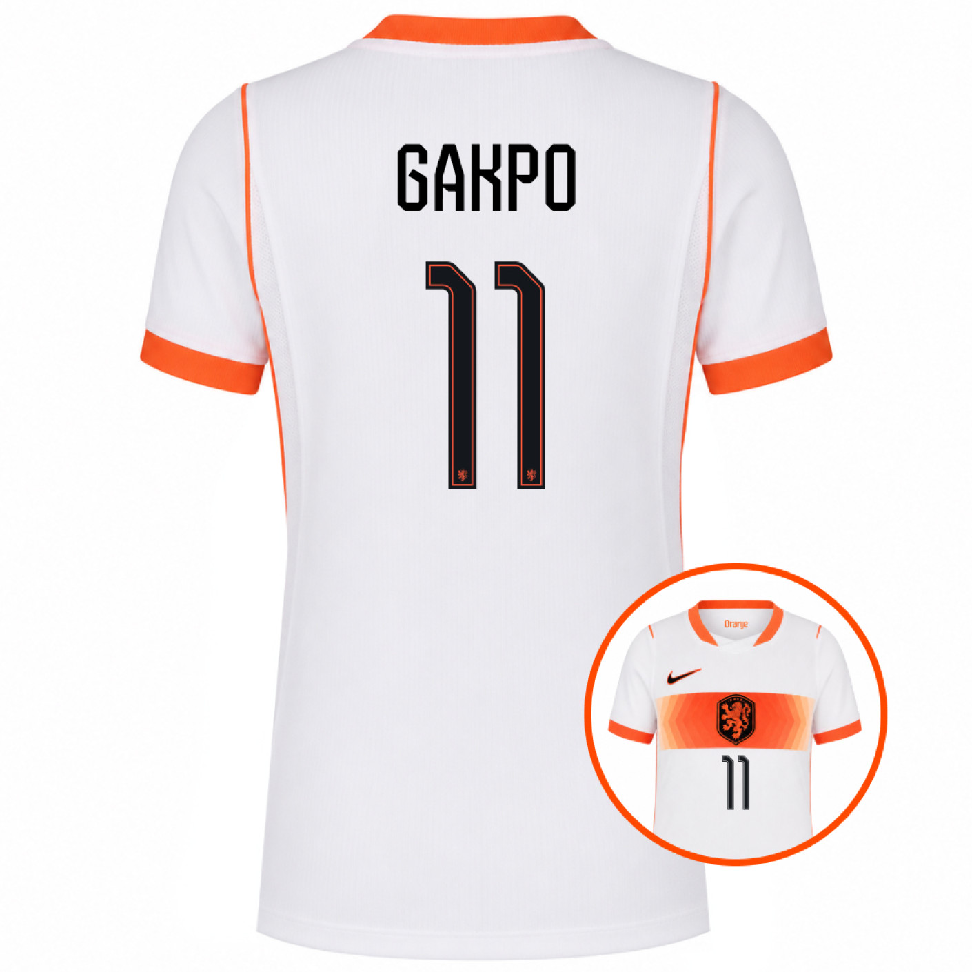 Nike Nederland Gakpo 11 Uitshirt 2026-2028 Kids