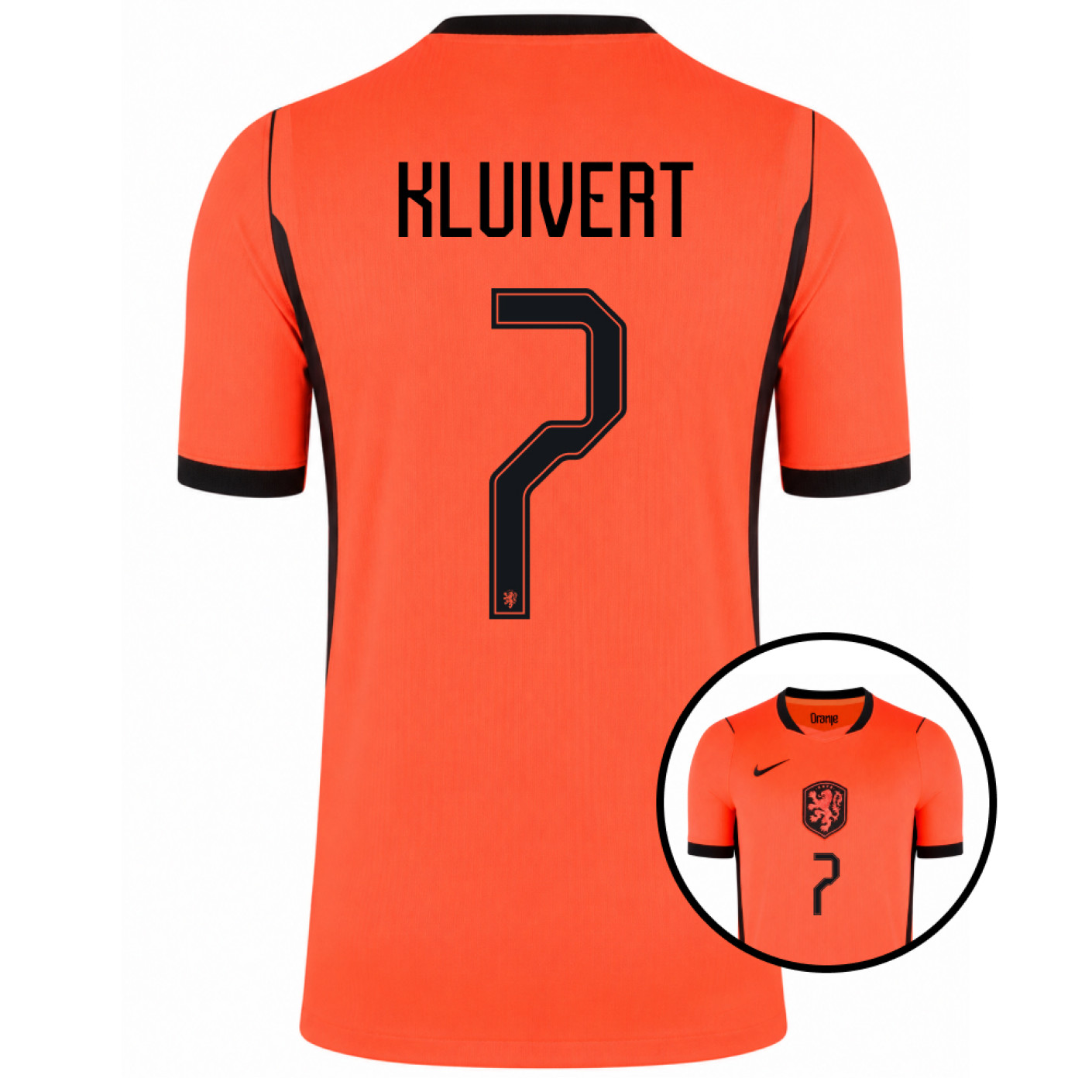 Nike Nederland Kluivert 7 Thuisshirt 2026-2028
