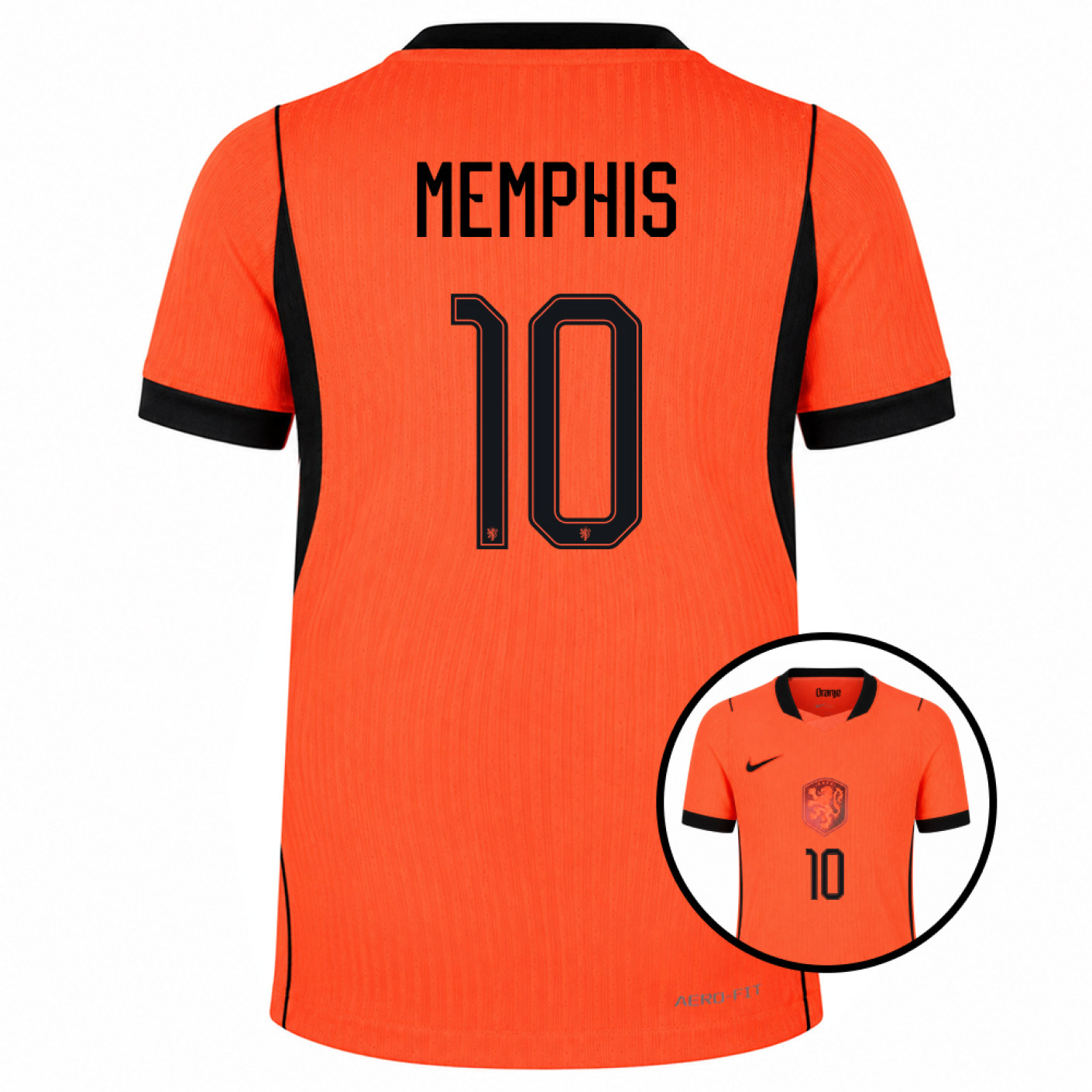 Nike Nederland Memphis 10 Thuisshirt Authentic 2026-2028 Kids