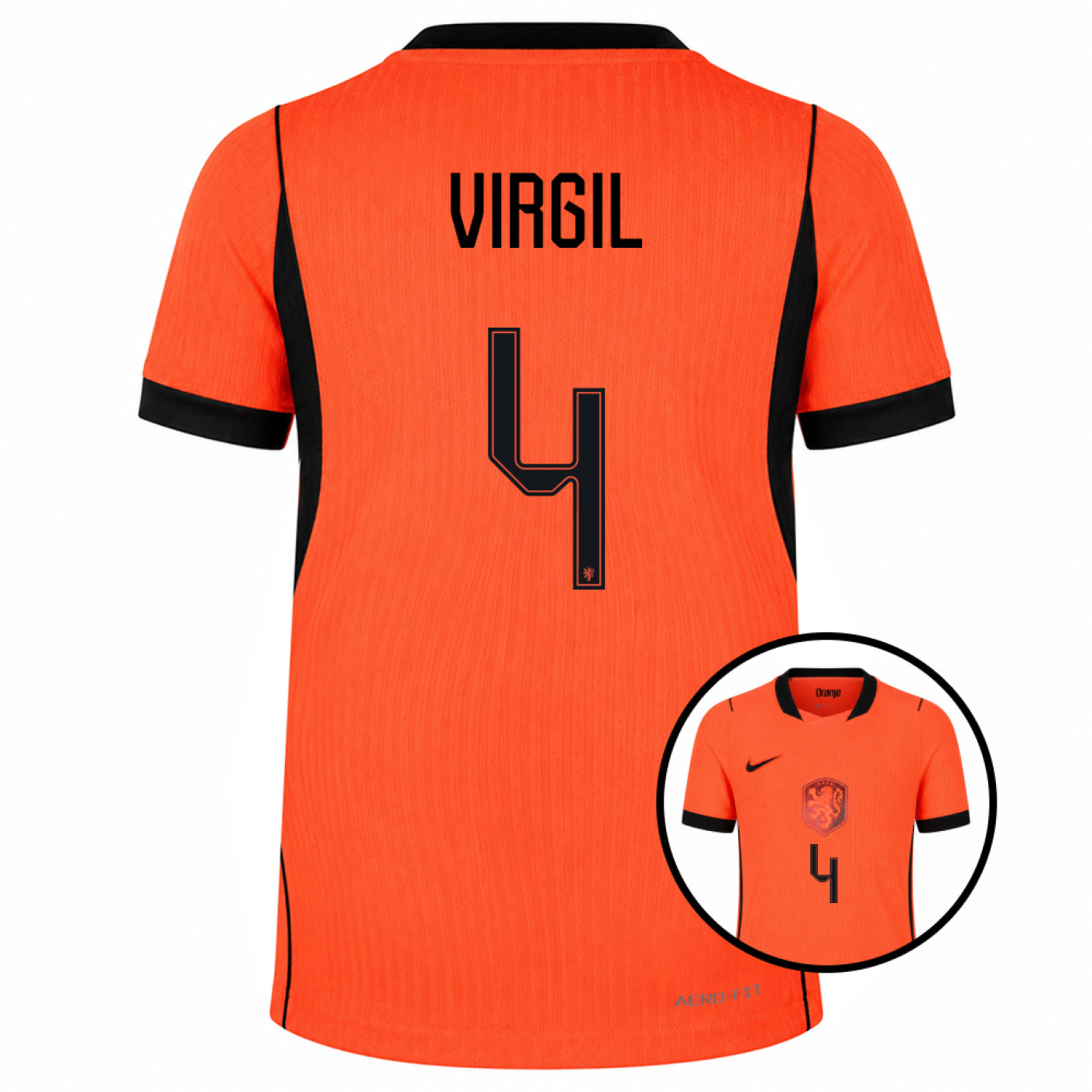 Nike Nederland Virgil 4 Thuisshirt Authentic 2026-2028 Kids