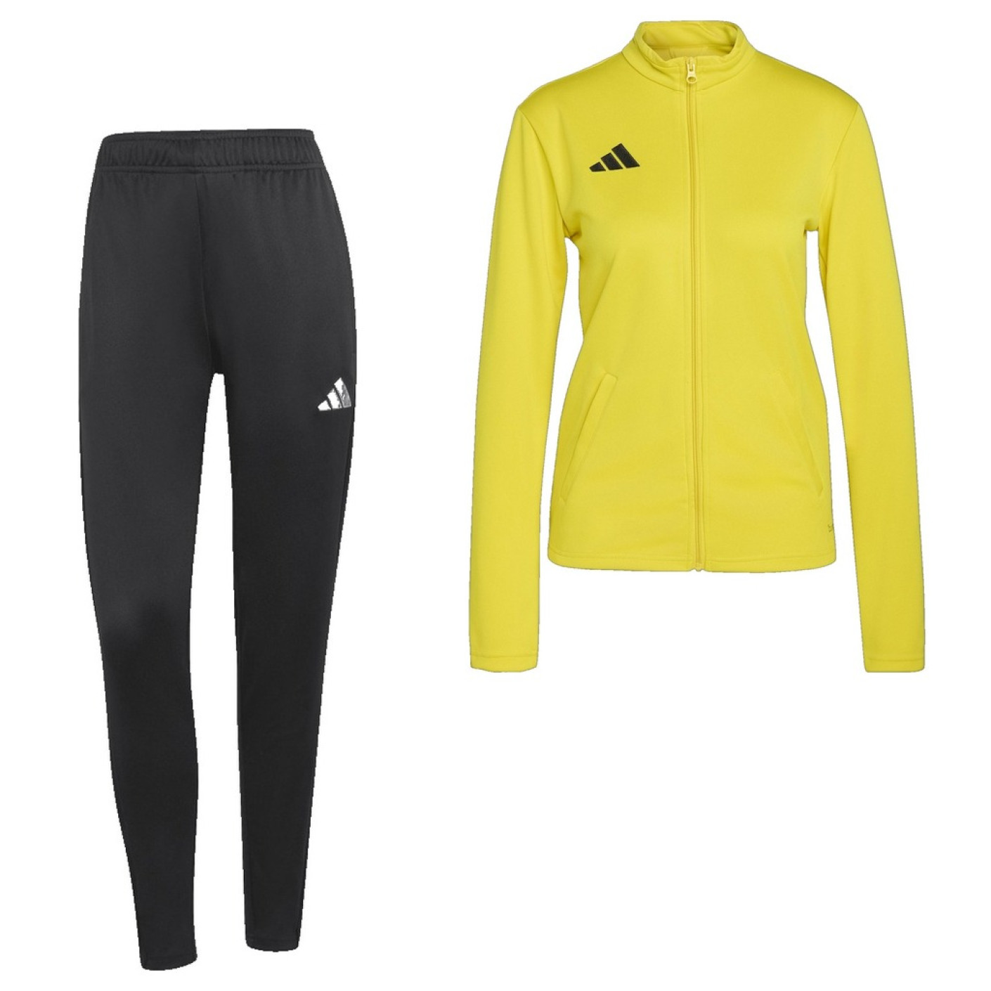 adidas Entrada 26 Trainingspak Full-Zip Dames Geel Zwart