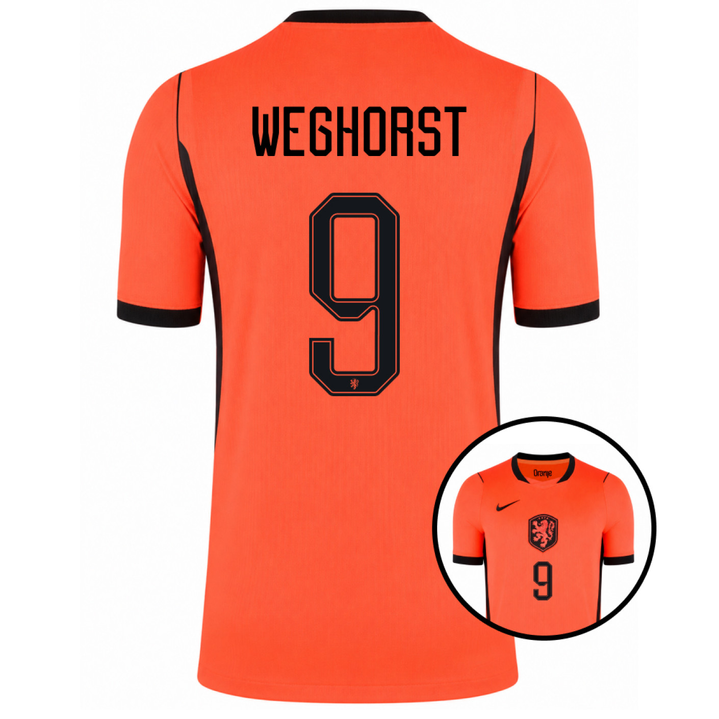 Nike Nederland Weghorst 9 Thuisshirt 2026-2028