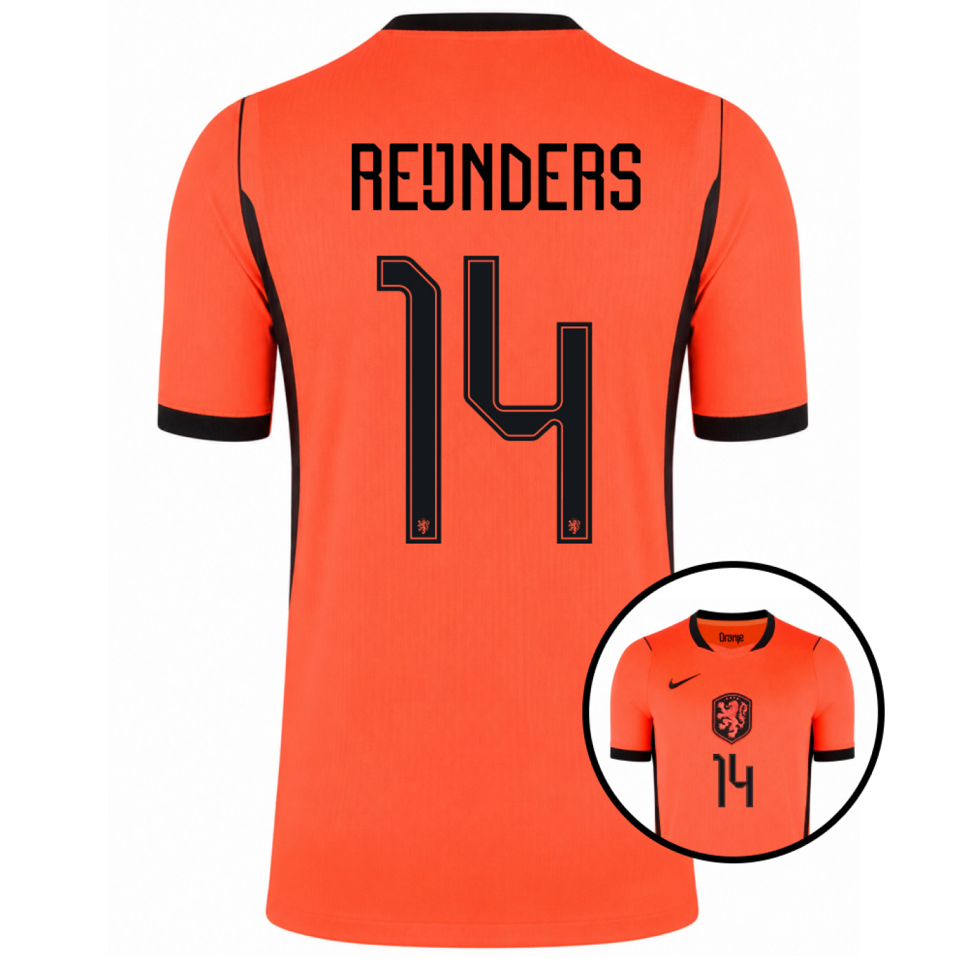 Maillot Nike Netherlands Reijnders 14 Home 2026-2028