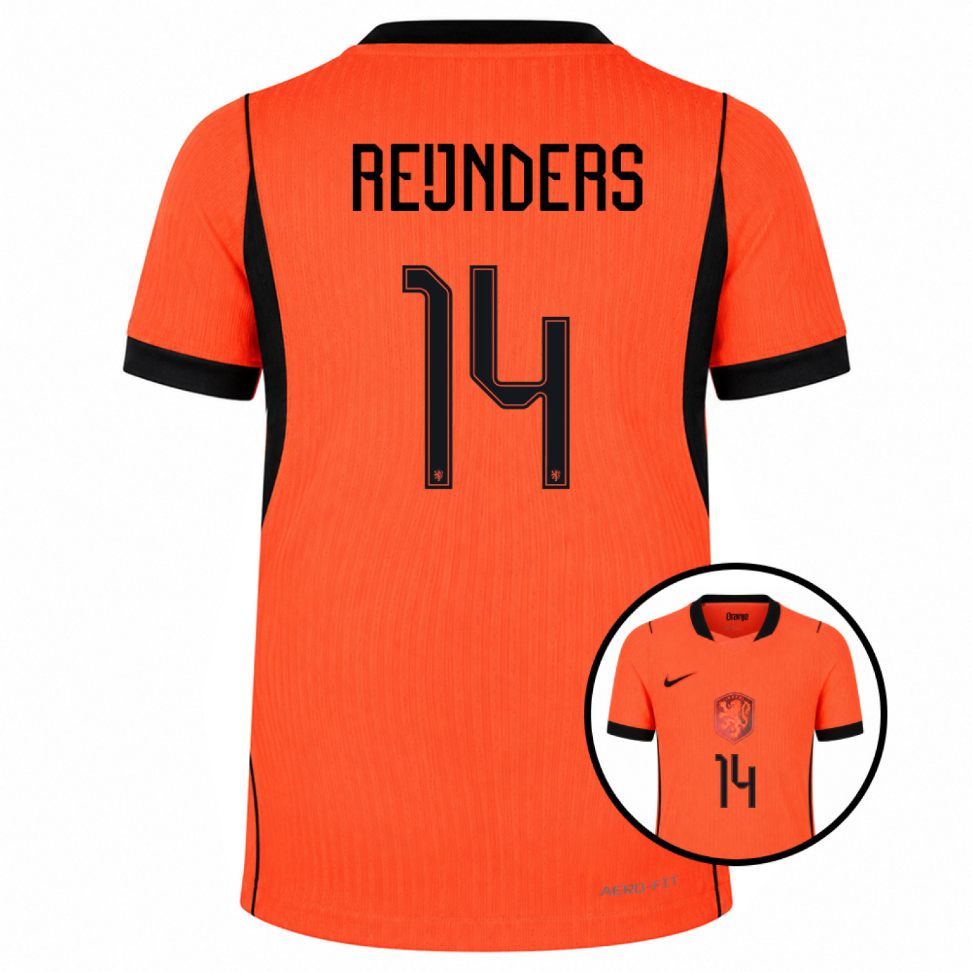 Chemise Nike Netherlands Reijnders 14 Authentic Home 2026-2028 pour Enfants