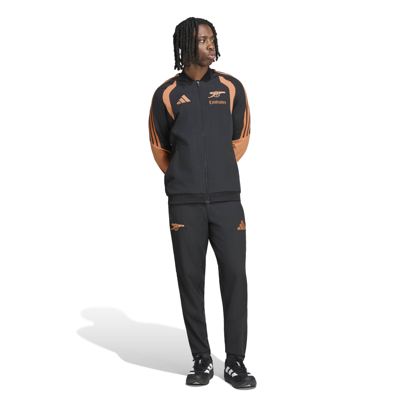 adidas Arsenal Présentation Survêtement 2026-2027 Noir Orange