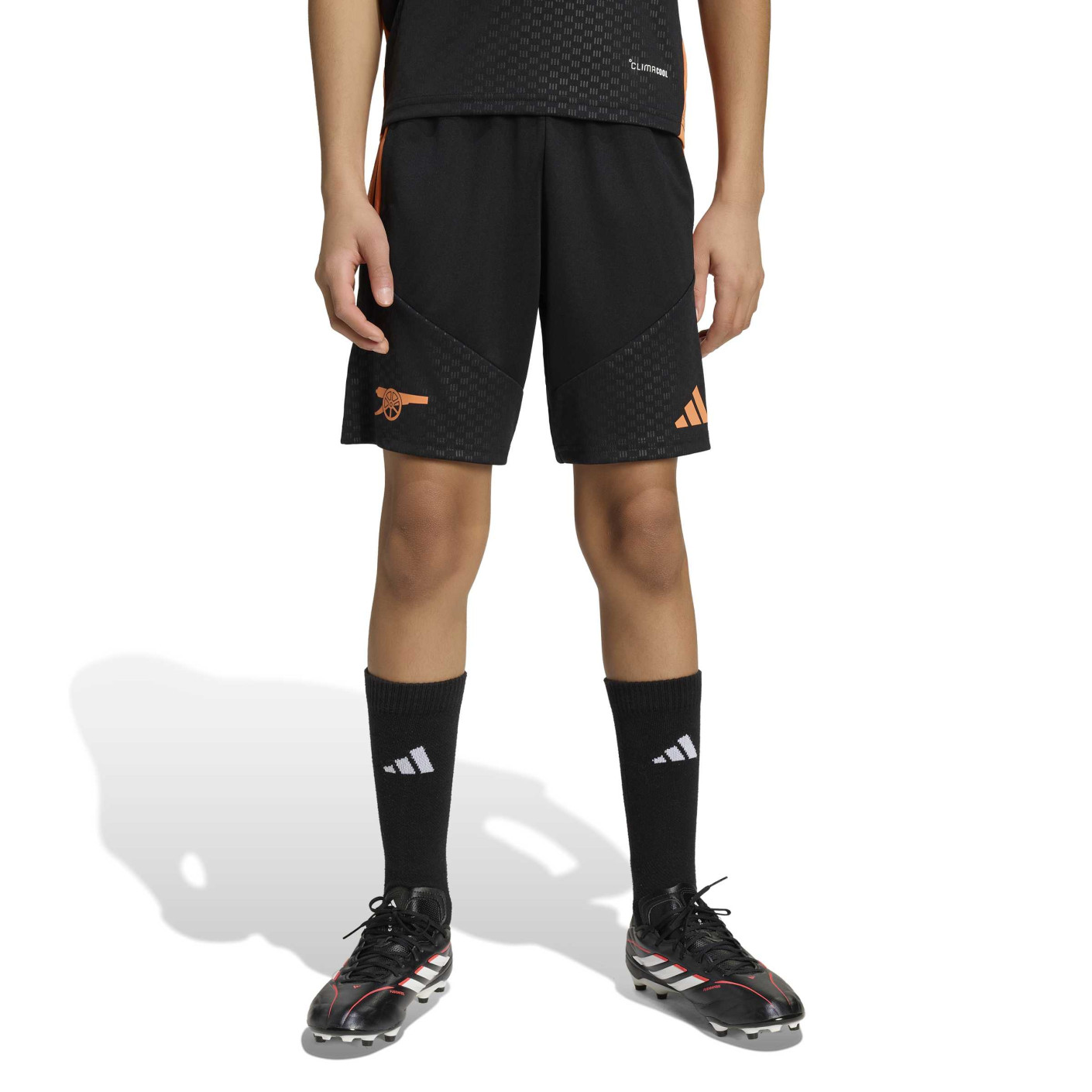 adidas Arsenal Trainingsbroekje 2026-2027 Kids Zwart Oranje