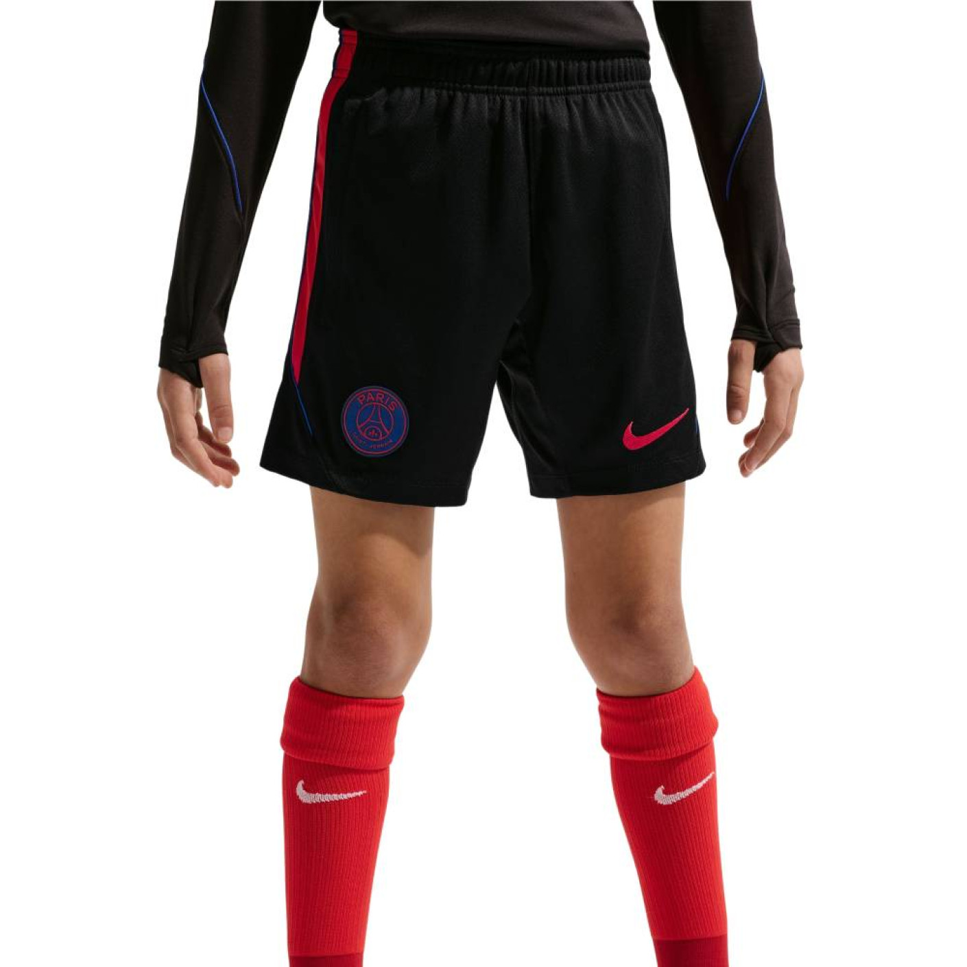 Pantalon d'entraînement Nike Paris Saint-Germain Strike 2026-2027 pour Enfants, noir, rouge vif, bleu foncé