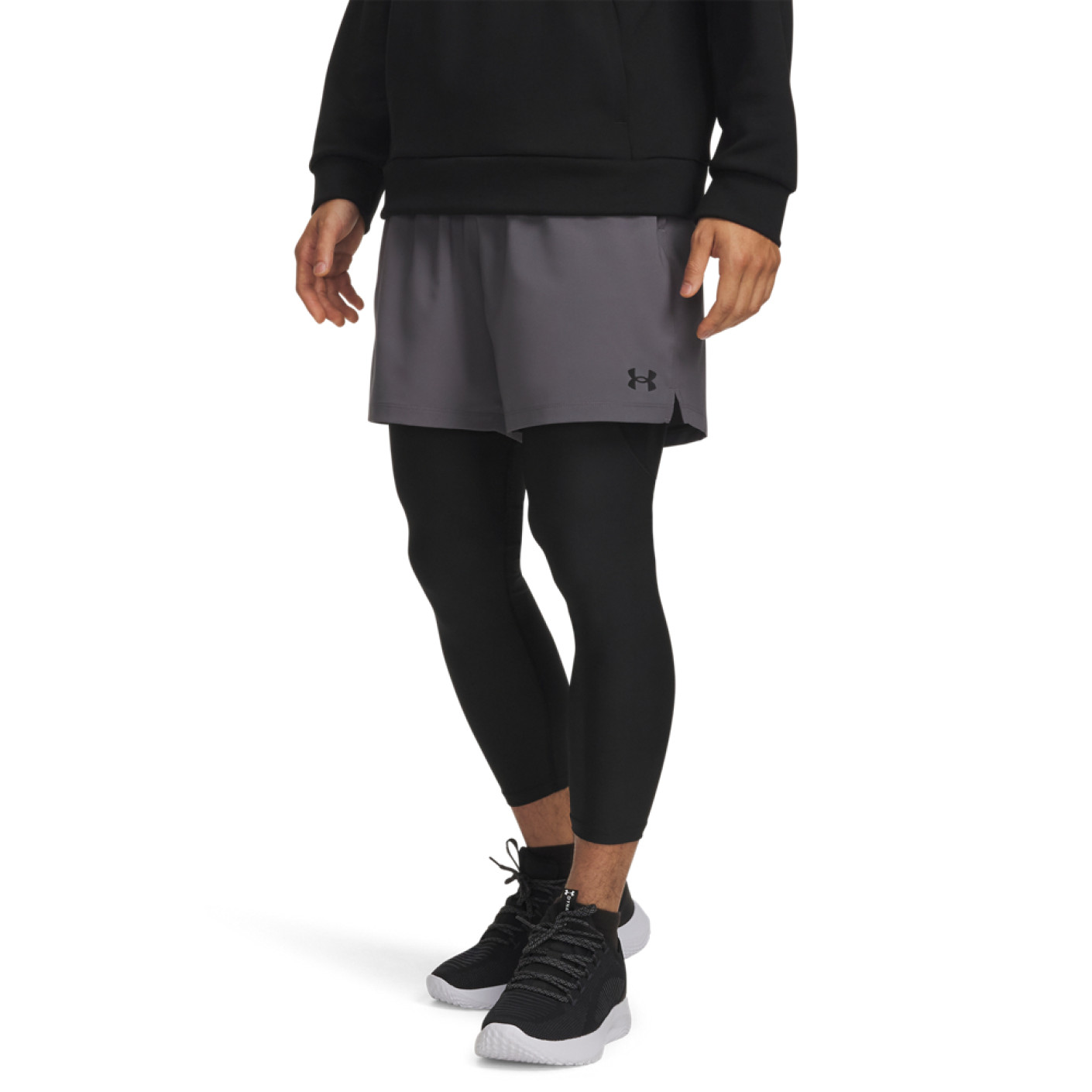 Under Armour Vanish Woven Trainingsbroekje 2.0 Donkergrijs Zwart