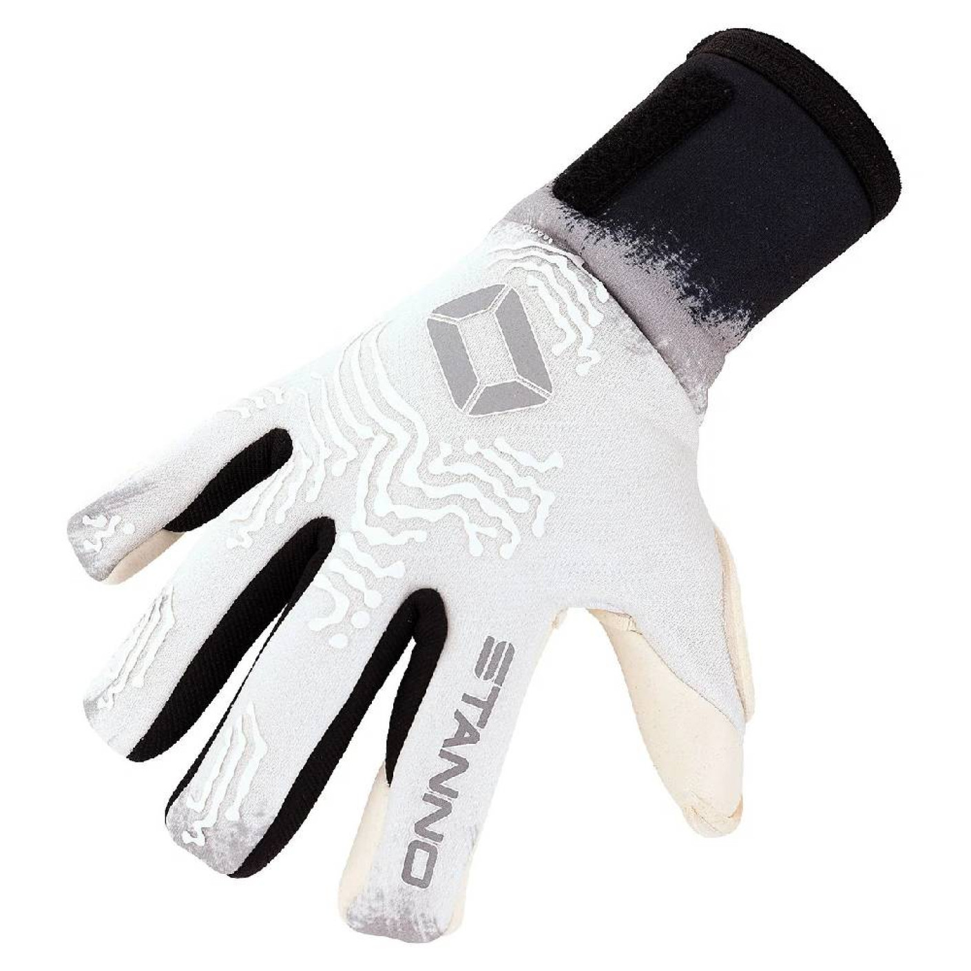 Stanno Ghost Keepershandschoenen Kids Wit Zwart Grijs