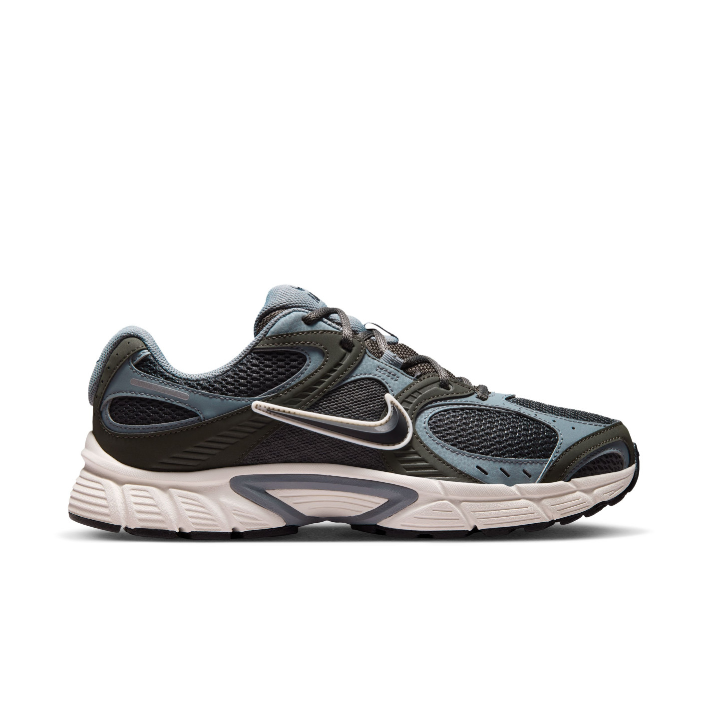 Nike V5 RNR Baskets Noir Anthracite Gris Vert Newsprint