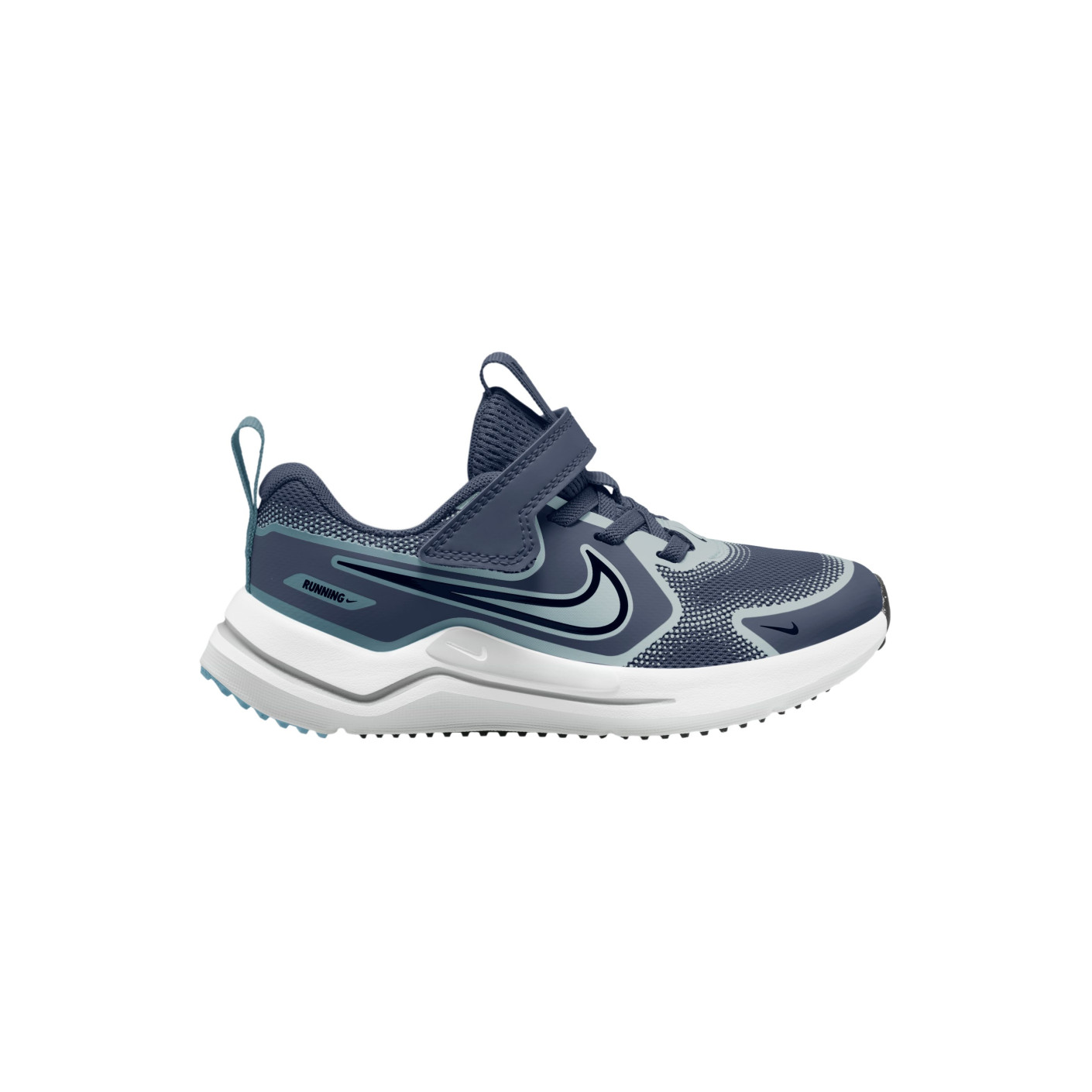 Nike Cosmic Runner Hardloopschoenen Kleuters Donkerblauw Lichtblauw Wit