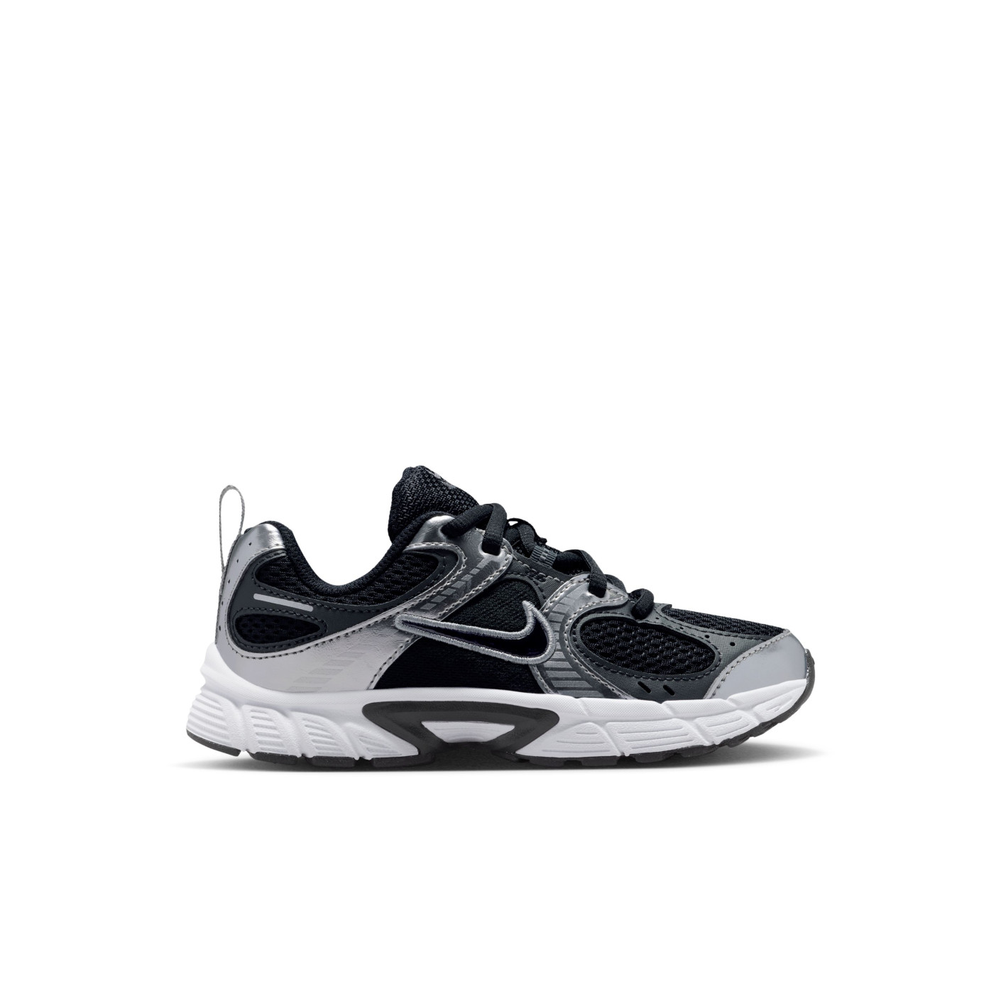 Nike V5 RNR Baskets Tout-Petits Noir Anthracite Gris Metallic Silver