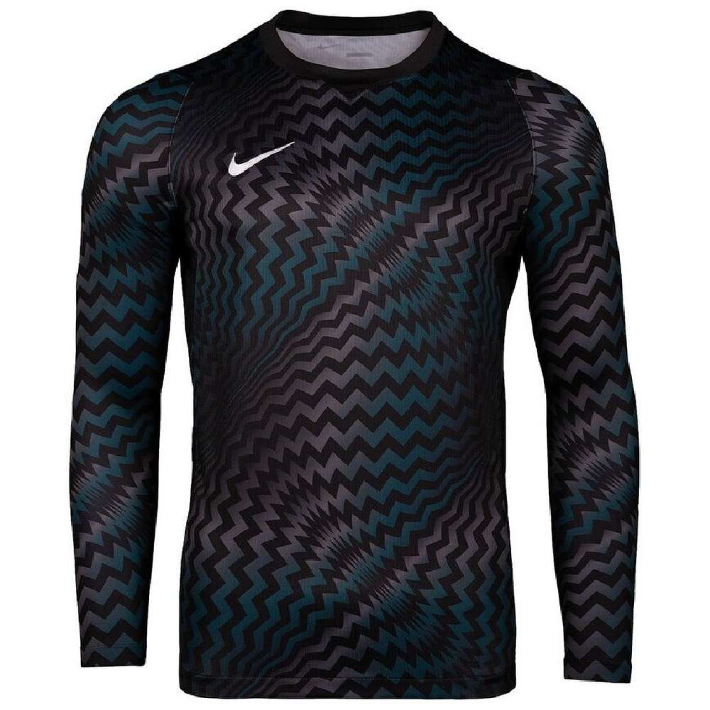 Chemise de gardien de but à manches longues Nike Dri-FIT Gardien VI noir et blanc