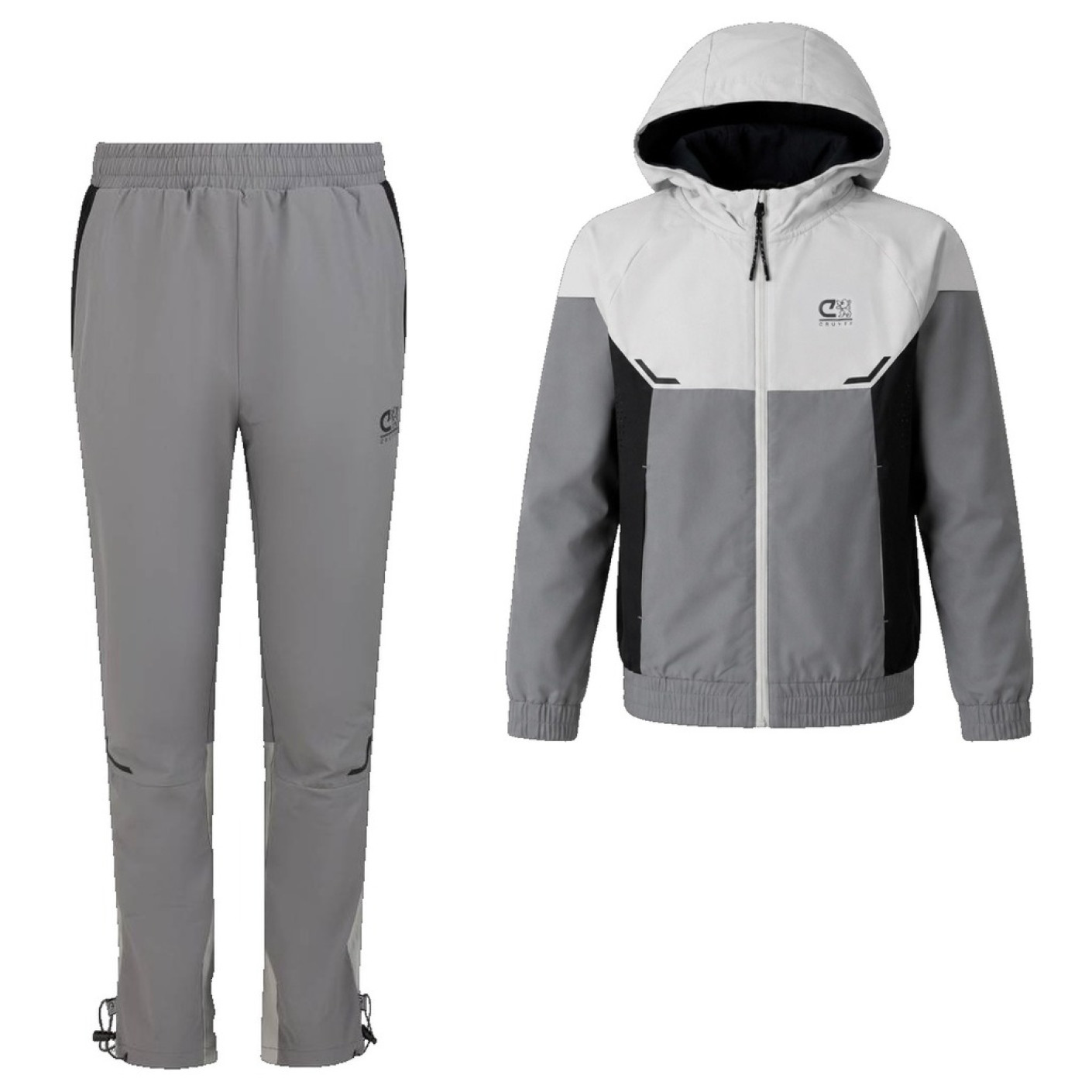 Survêtement Cruyff Elite 2.0 pour Enfants, gris clair, gris, noir