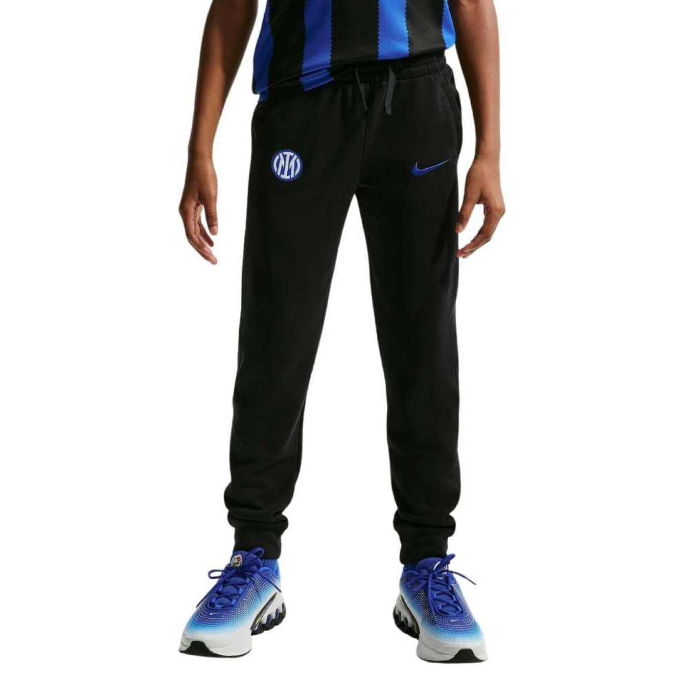Nike Inter Milan Club Sportswear Joggingbroek 2026-2027 Kids Zwart Donkerblauw