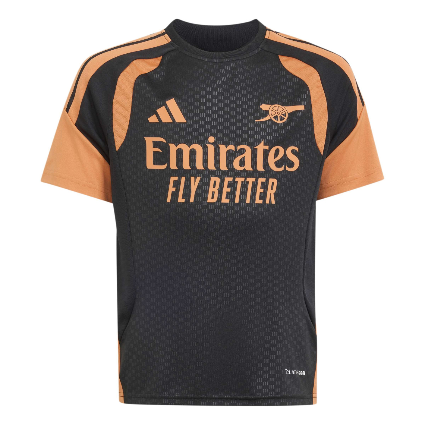 adidas Arsenal Maillot d'Entraînement 2026-2027 Enfants Noir Orange