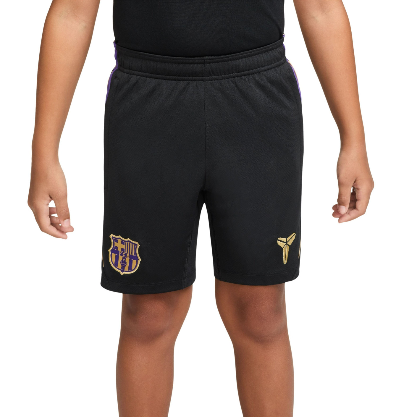 Nike FC Barcelona Strike Trainingsbroekje 2026-2027 Kids Zwart Paars Goud